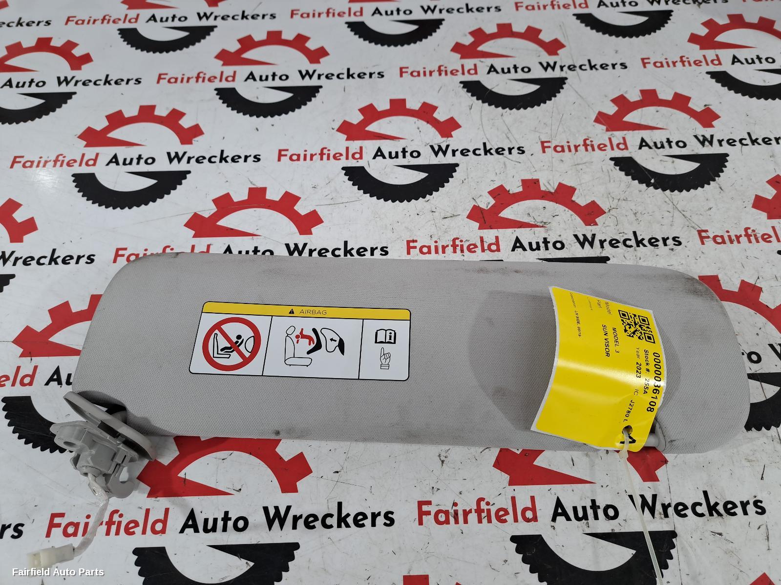 2019-2024 Tesla Model 3 Sunvisor
