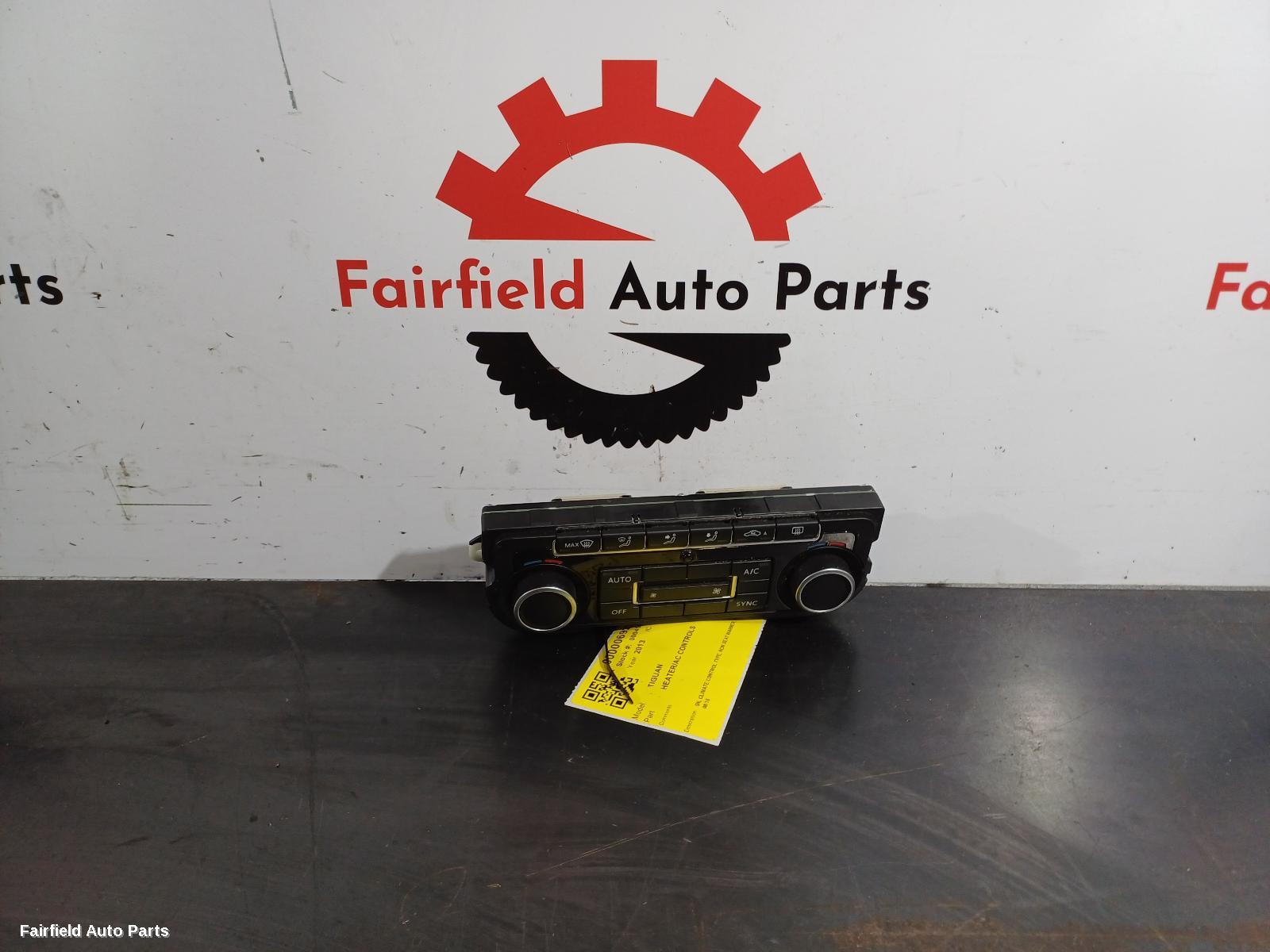 2008-2016 Volkswagen Tiguan Heater Ac Controls