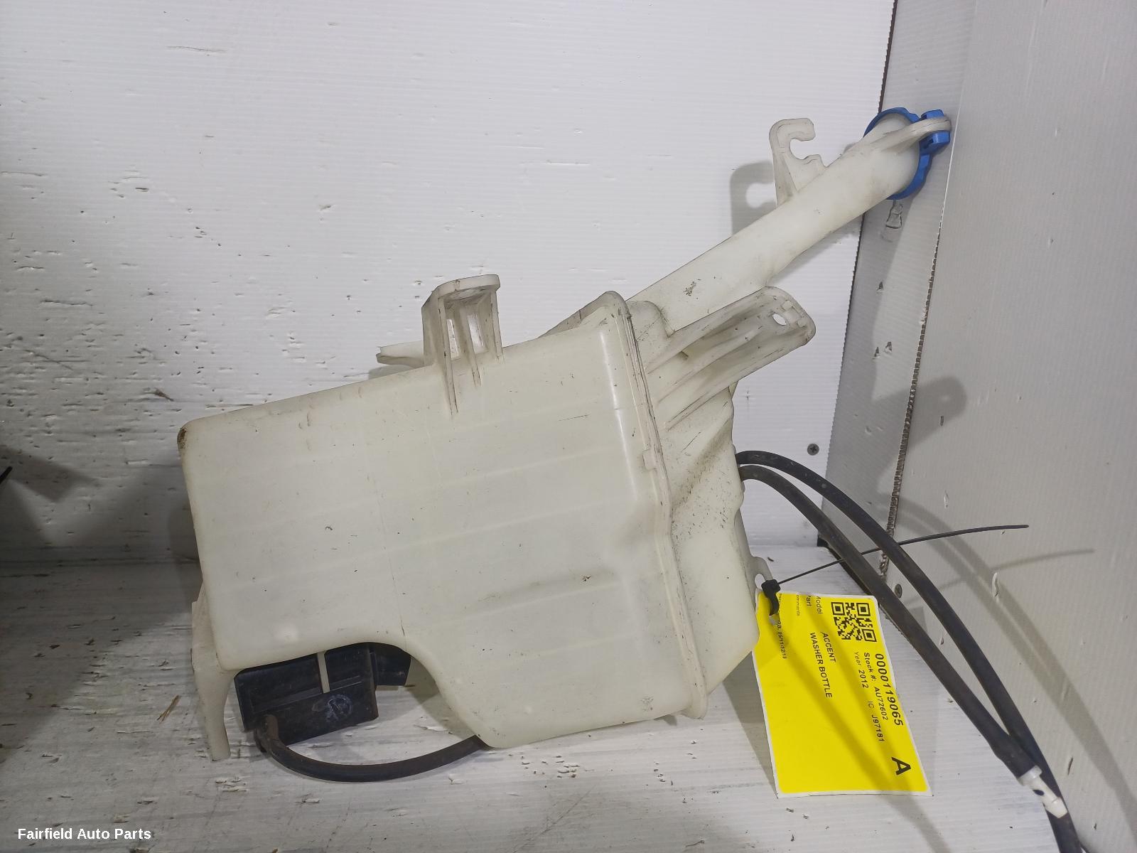 2011-2019 Hyundai Accent Washer Bottle