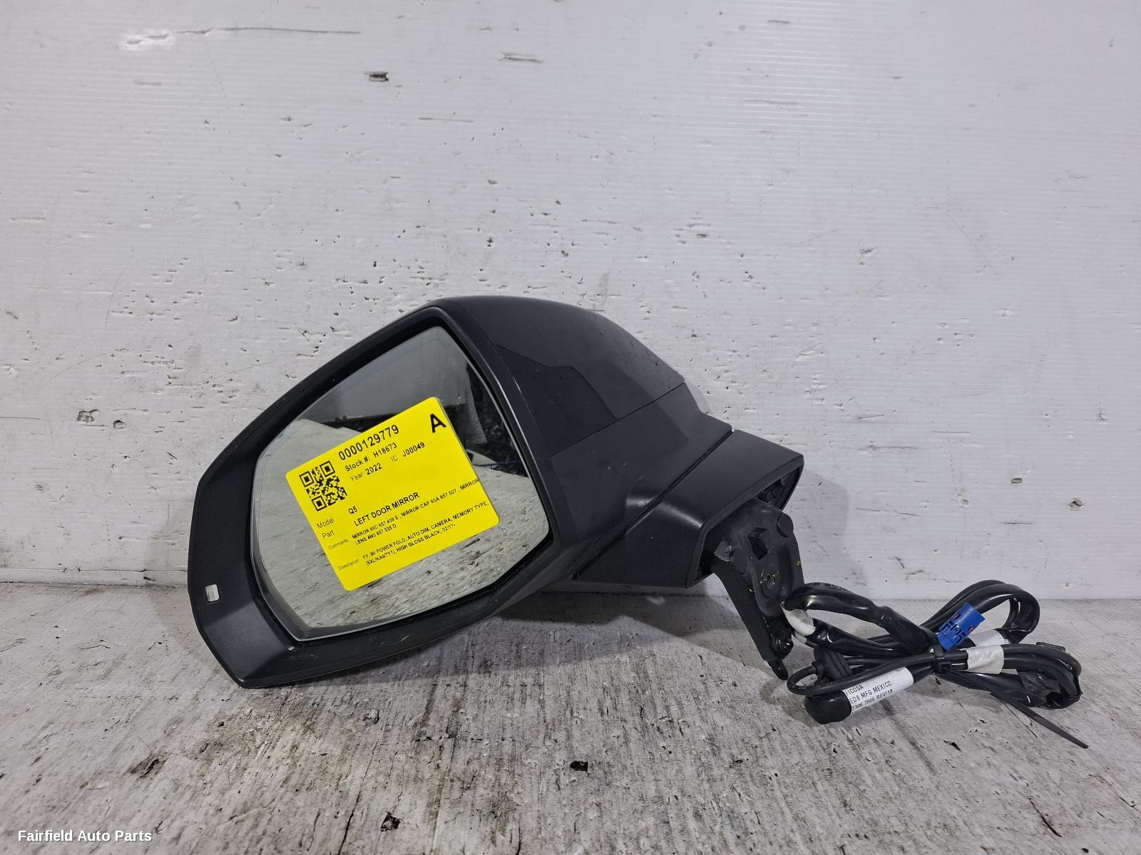 2017-2025 Audi Q5 Left Door Mirror