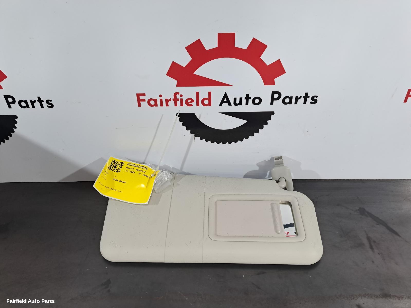 2014-2022 Mazda 2 Sunvisor