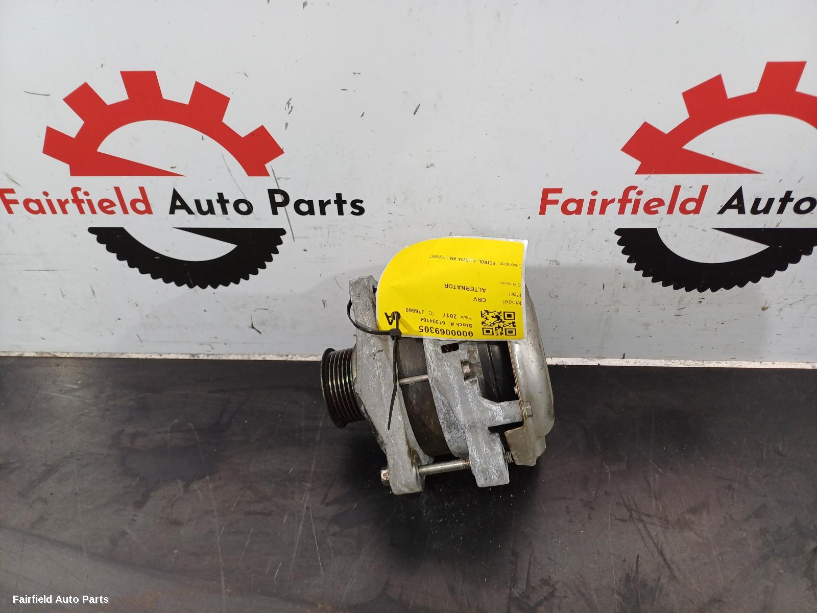 2012-2017 Honda Crv Alternator