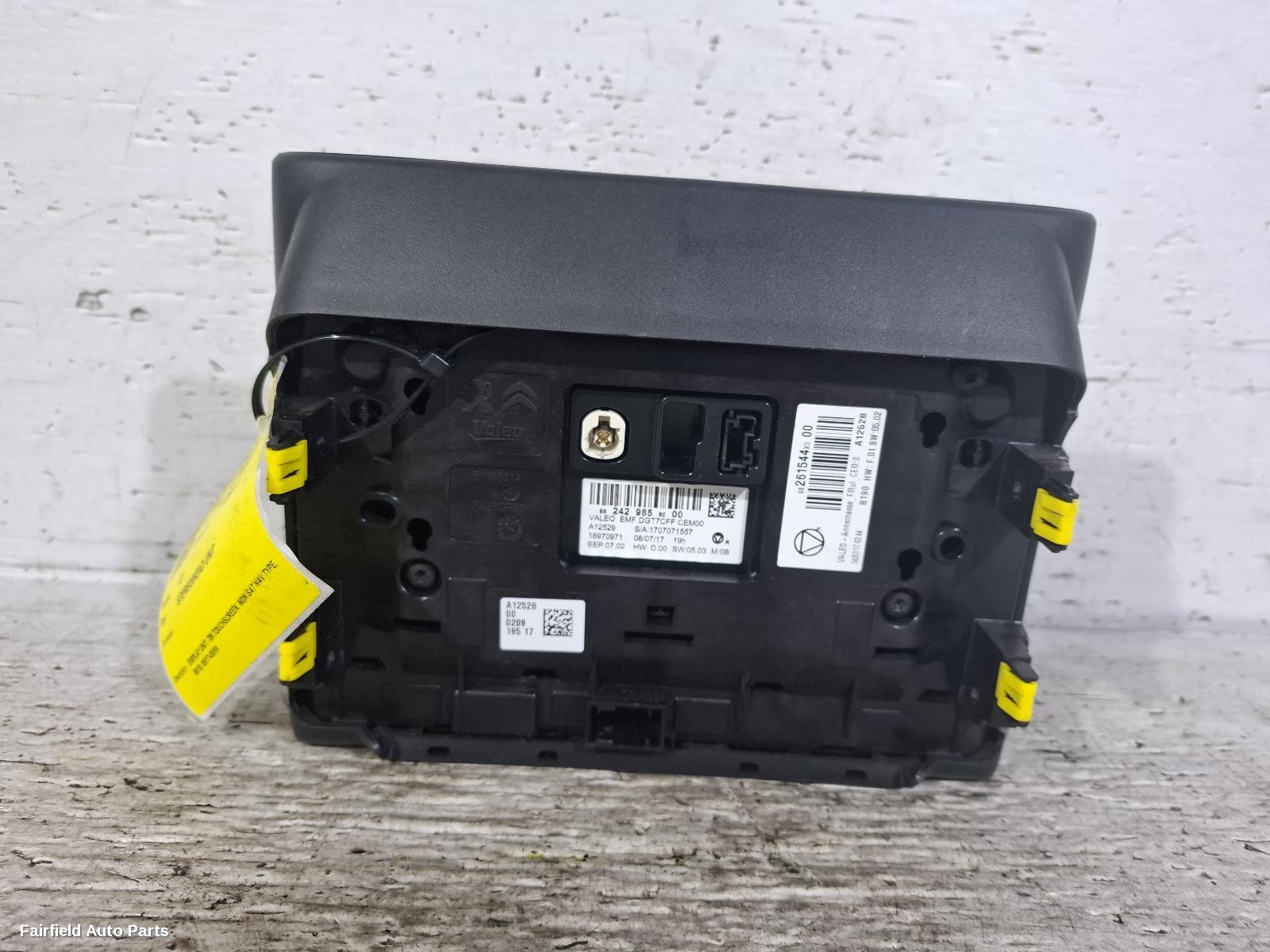 2017-2019 Citroen C3 Radio Cd Dvd Sat Tv