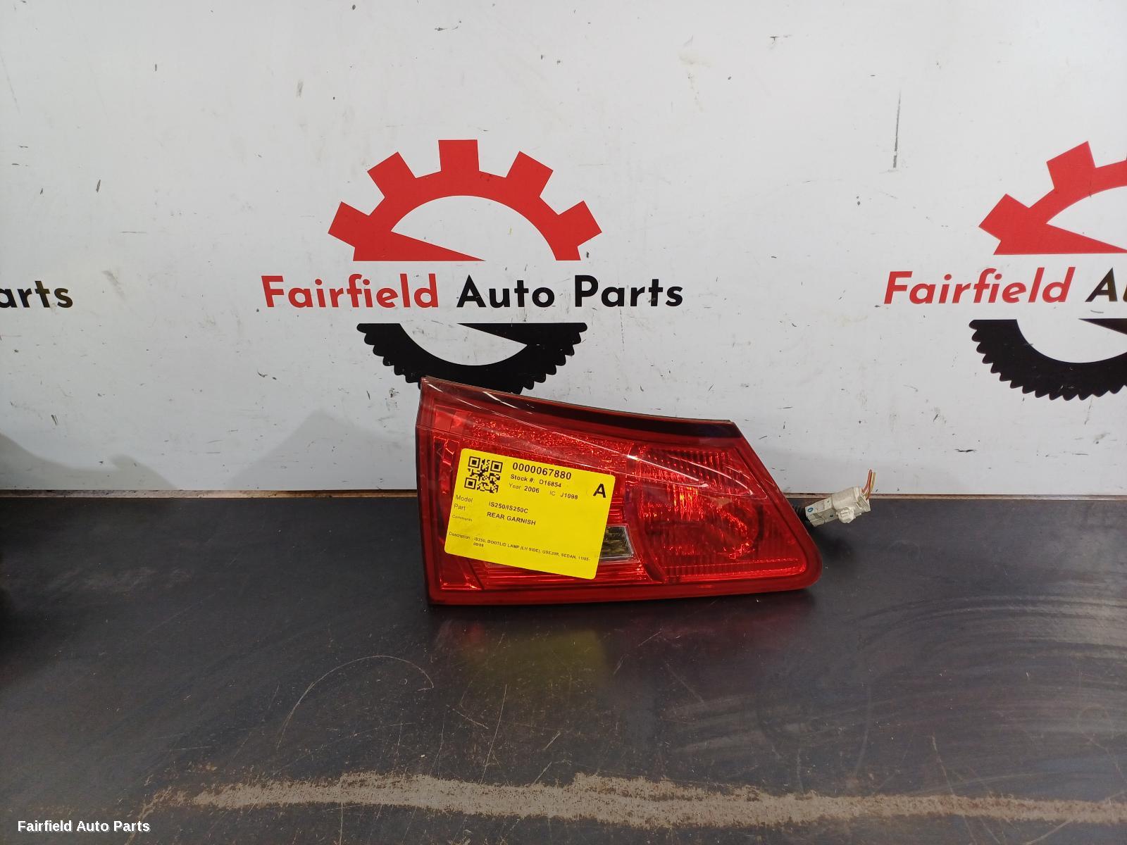 2005-2008 Lexus Is250/is250c Rear Garnish