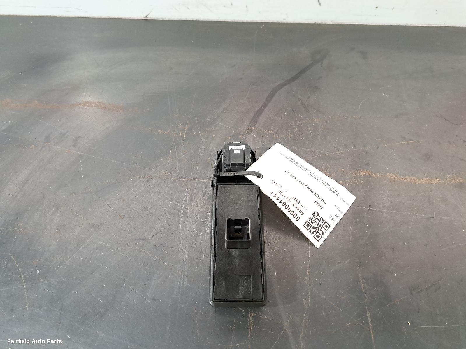 2008-2013 Volkswagen Golf Pwr Dr Wind Switch