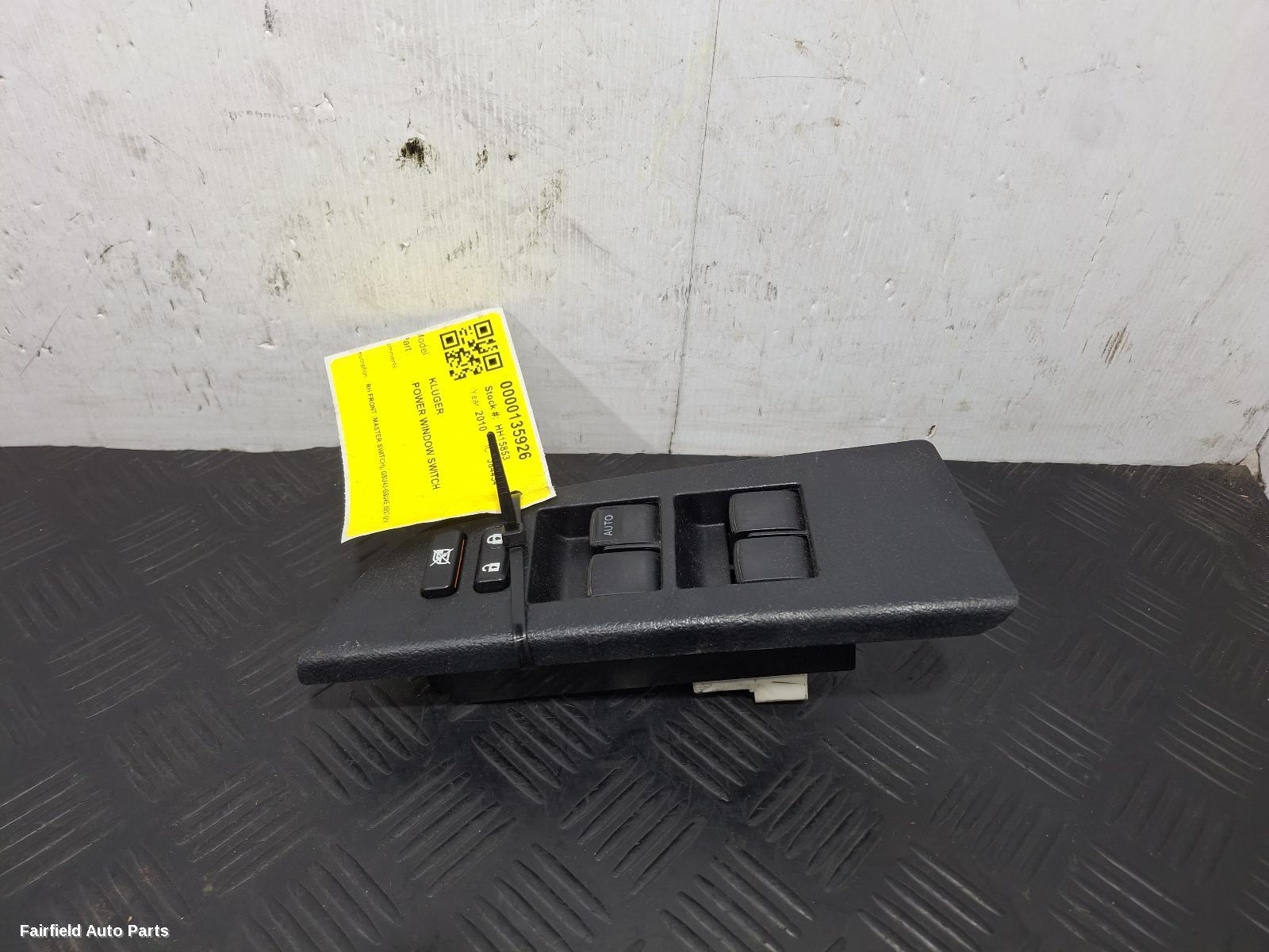 2007-2014 Toyota Kluger Pwr Dr Wind Switch