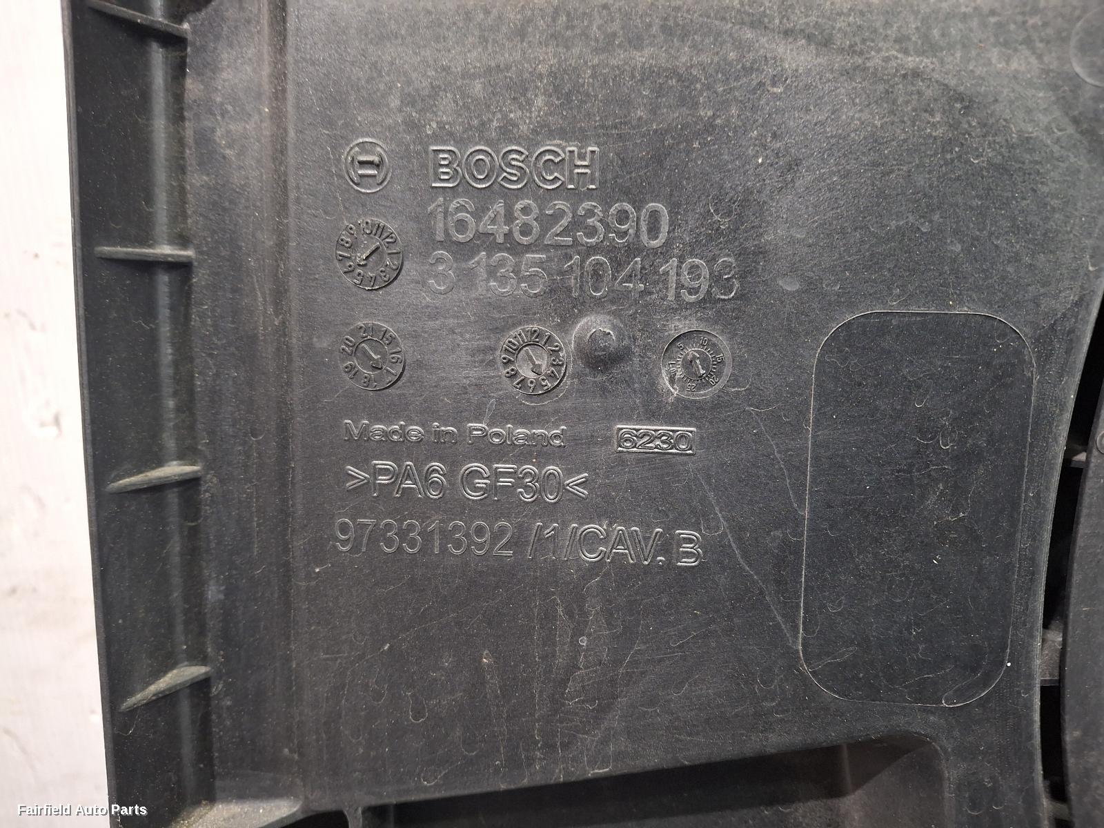 2016-2020 Holden Astra Fan