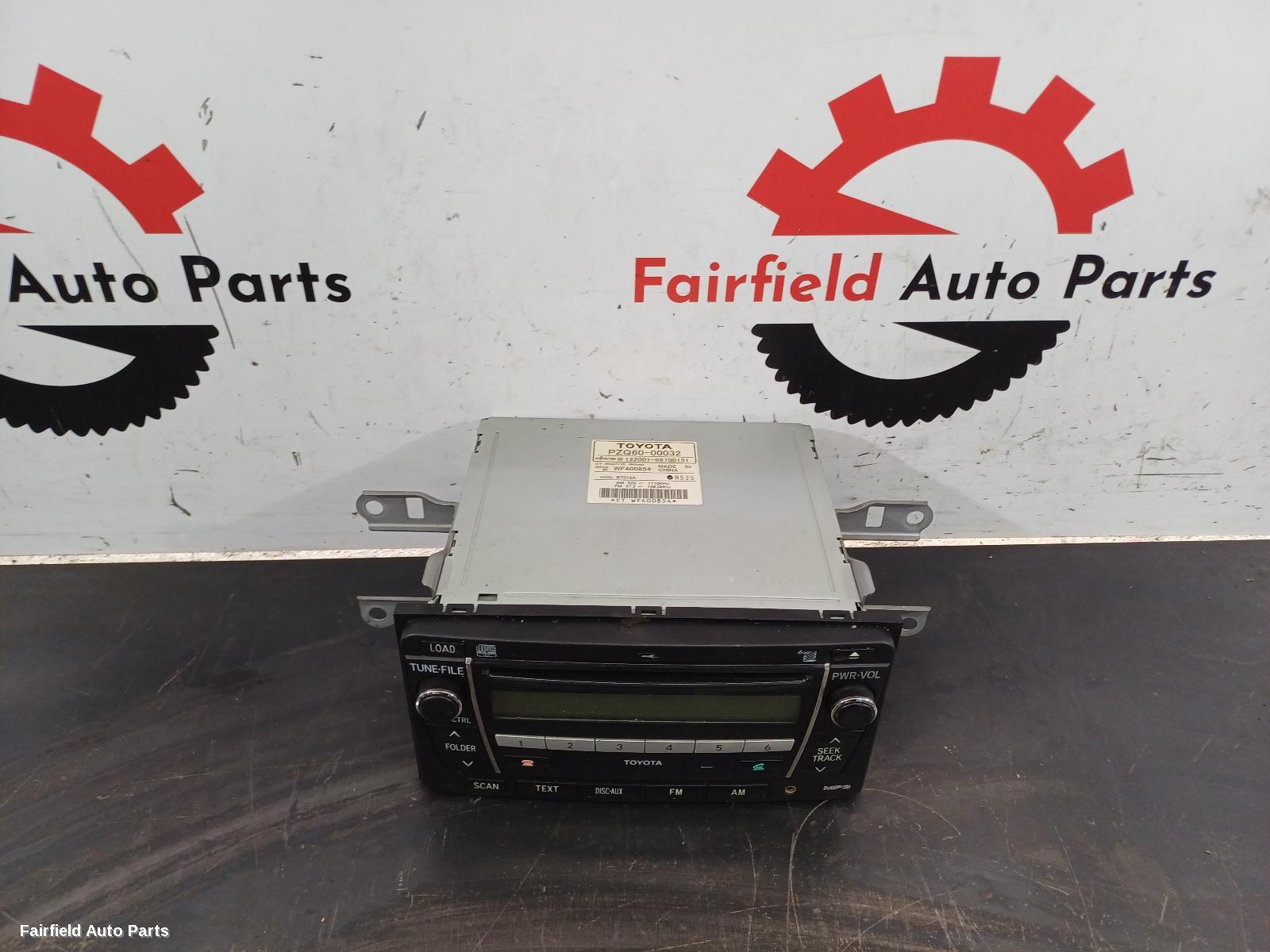 2007-2013 Toyota Corolla Radio Cd Dvd Sat Tv