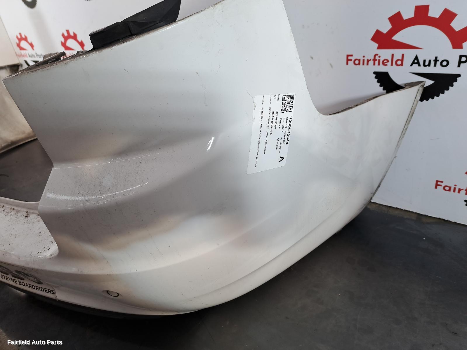 2011-2016 Ford Territory Rear Bumper