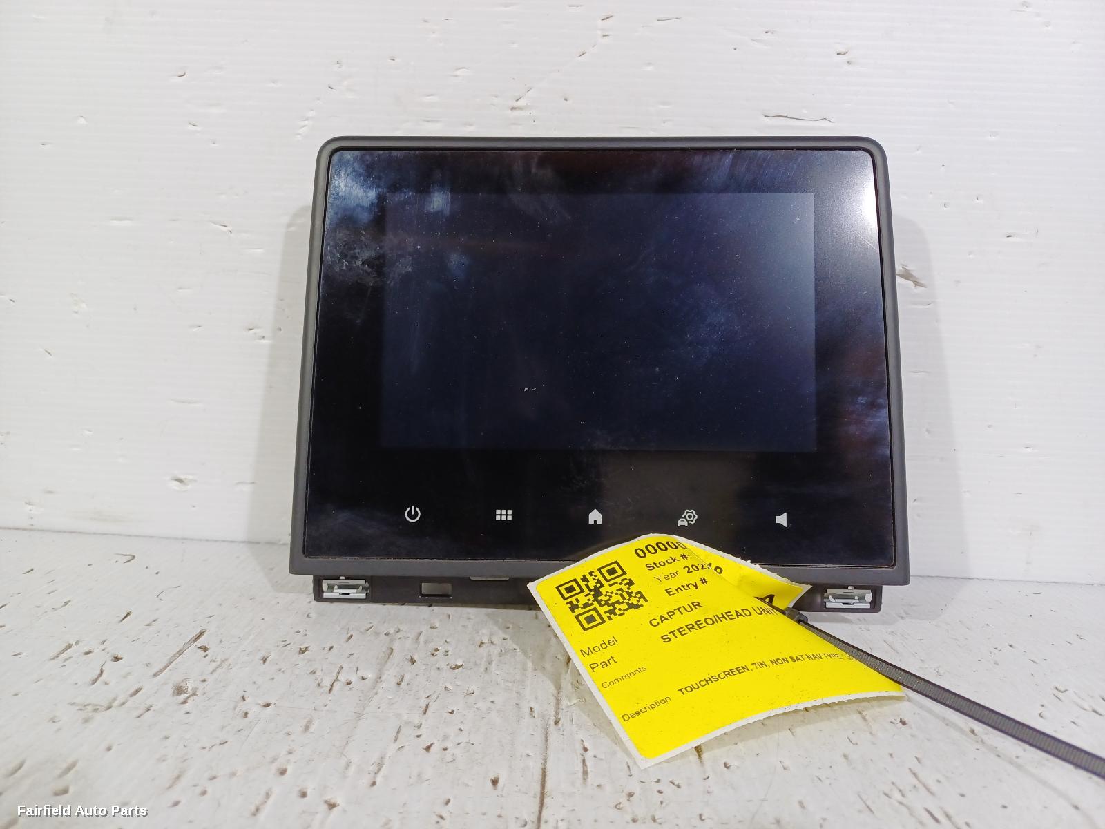 2021-2023 Renault Captur Radio Cd Dvd Sat Tv