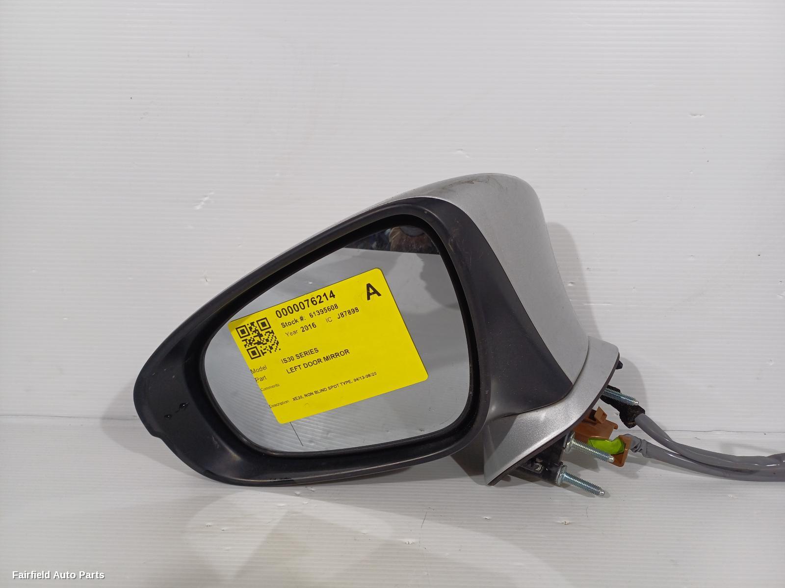 2013-2020 Lexus Is Series Left Door Mirror