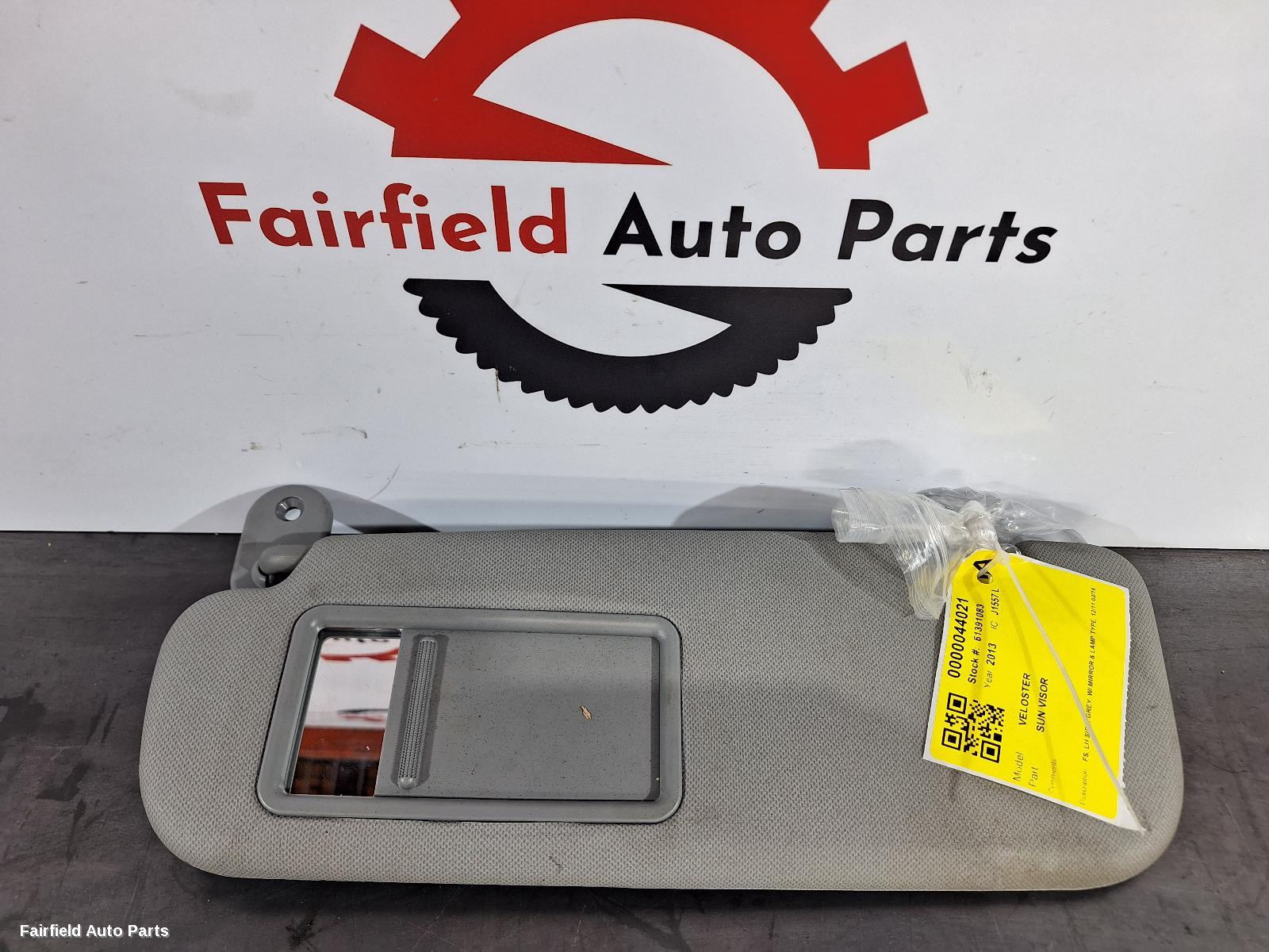 2011-2018 Hyundai Veloster Sunvisor