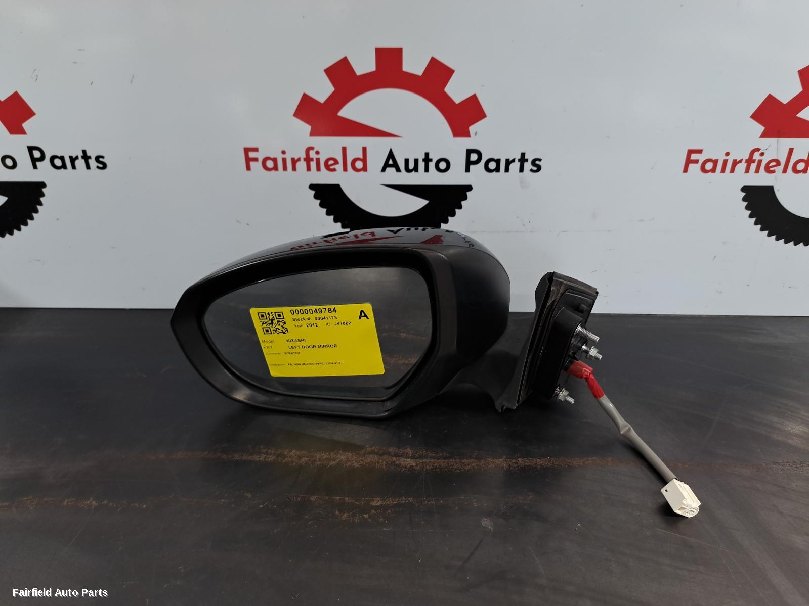 2009-2017 Suzuki Kizashi Left Door Mirror