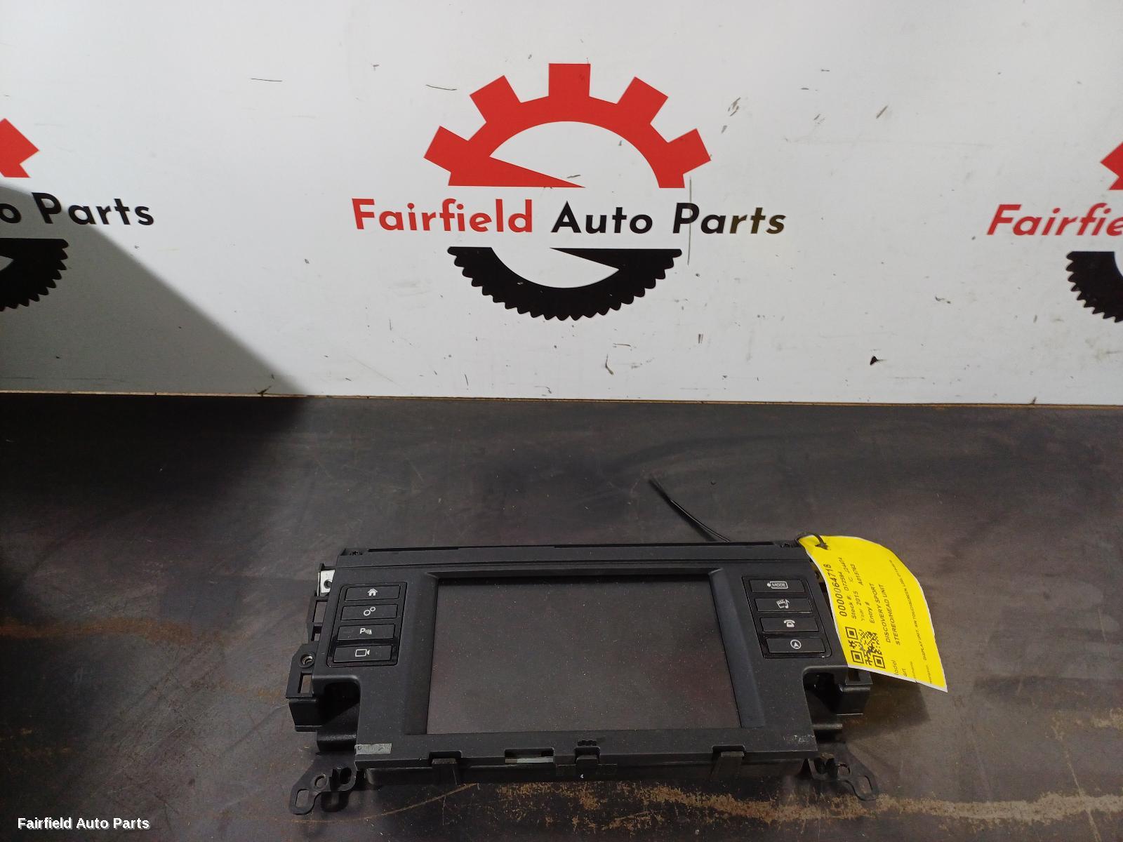 2015-2019 Land Rover Discovery Sport Radio Cd Dvd Sat Tv
