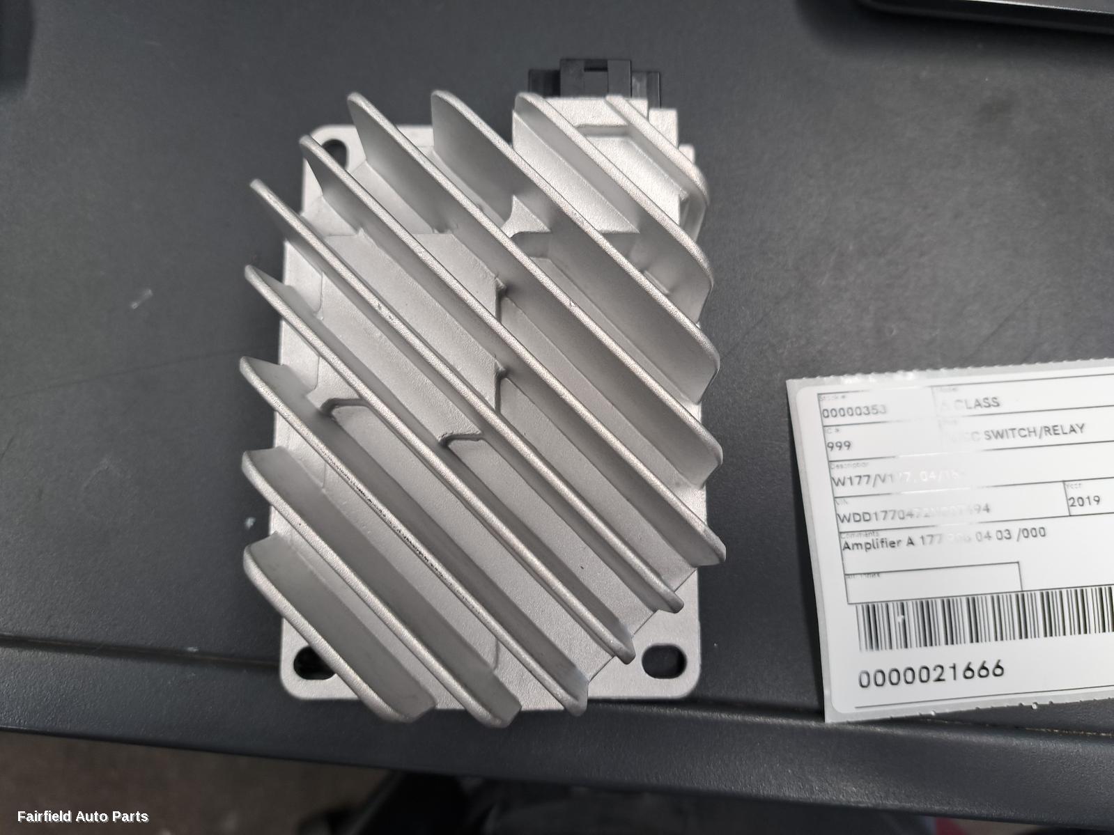 2018-2026 Mercedes A Class Misc Switch Relay