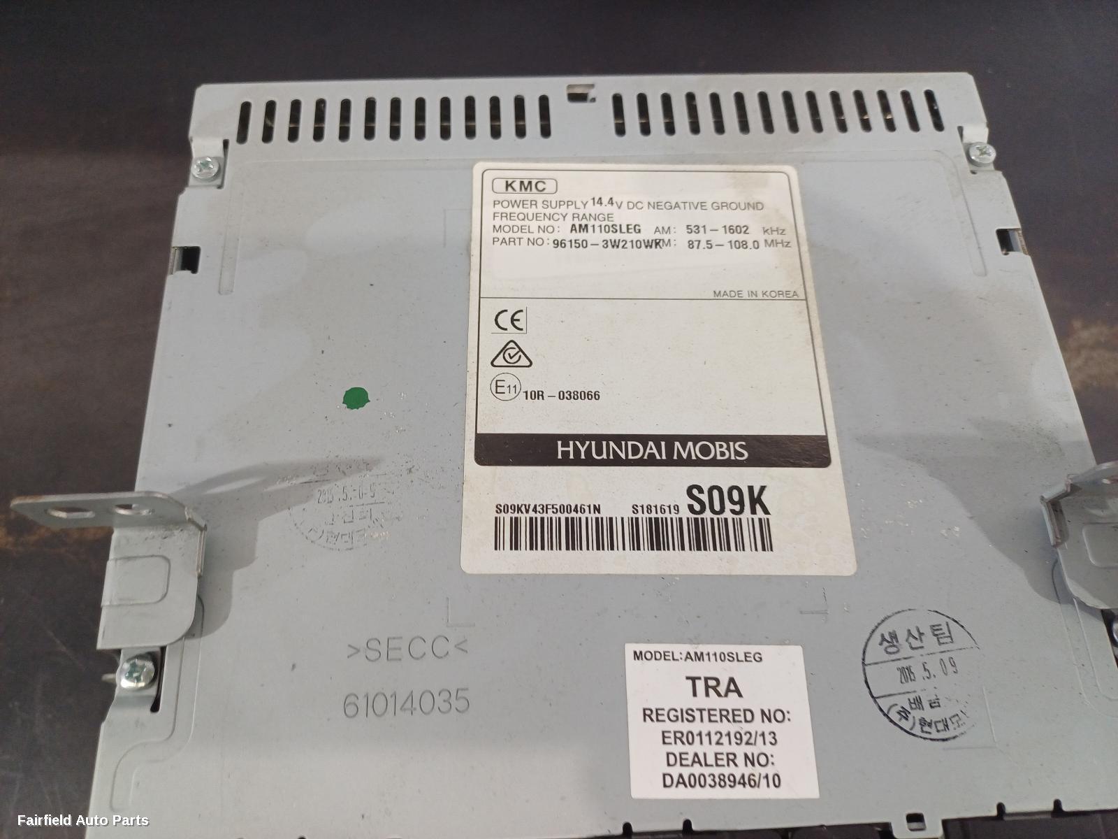 2010-2015 Kia Sportage Radio Cd Dvd Sat Tv