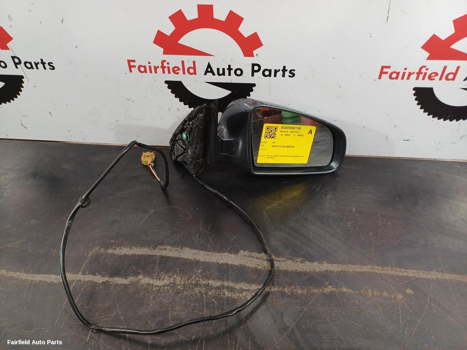 2004-2008 Audi A4 Right Door Mirror