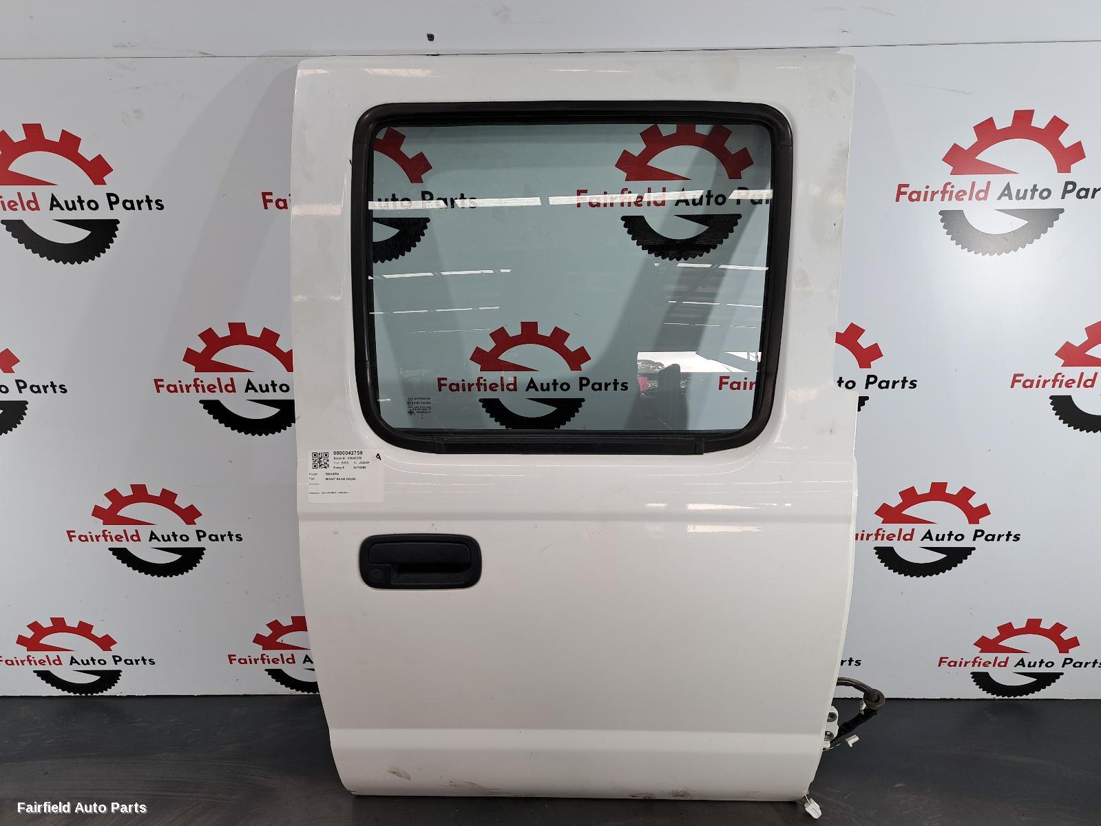 2008-2015 Nissan Navara Right Rear Door Sliding