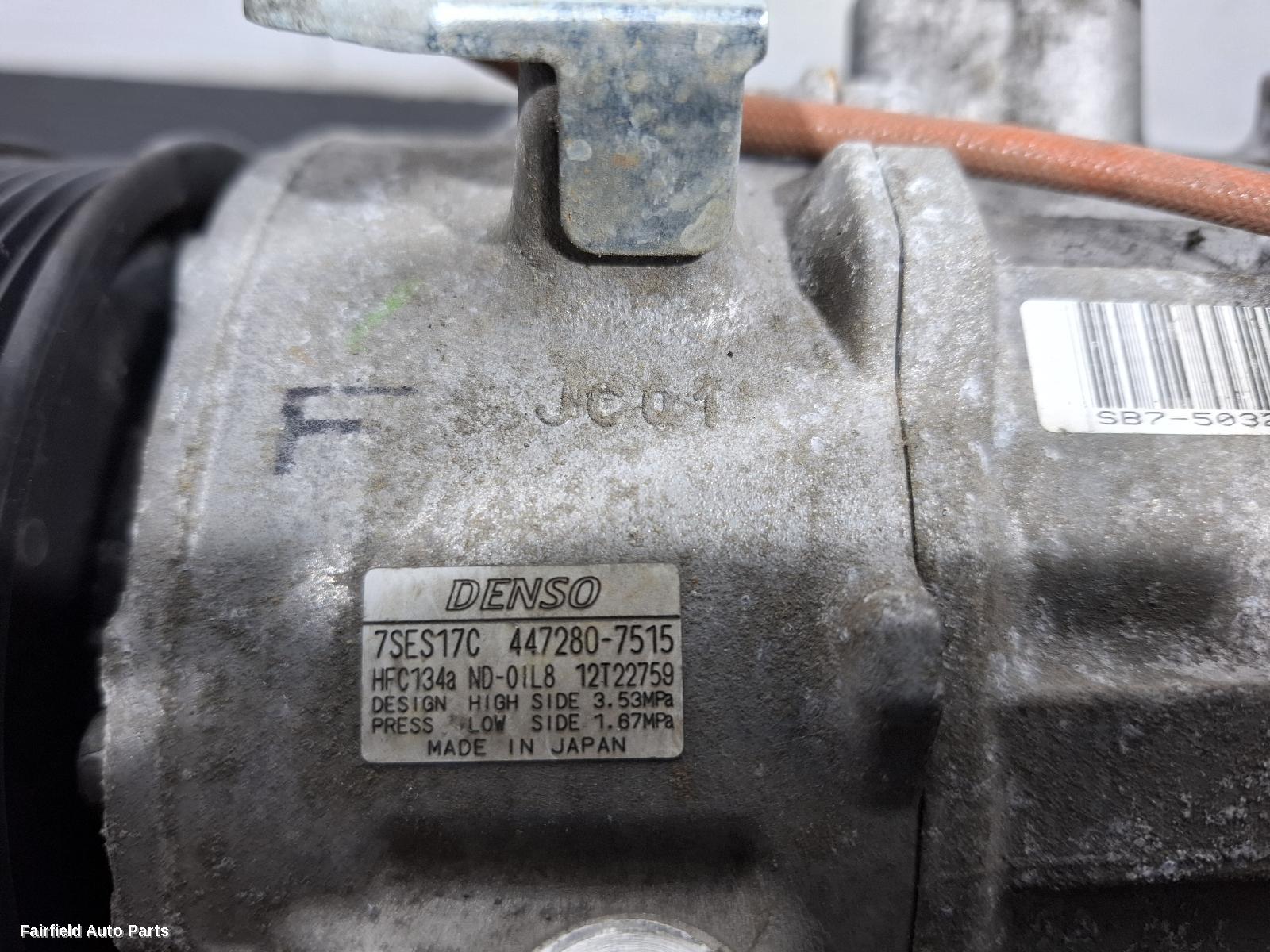 2012-2018 Toyota Rav4 A C Compressor