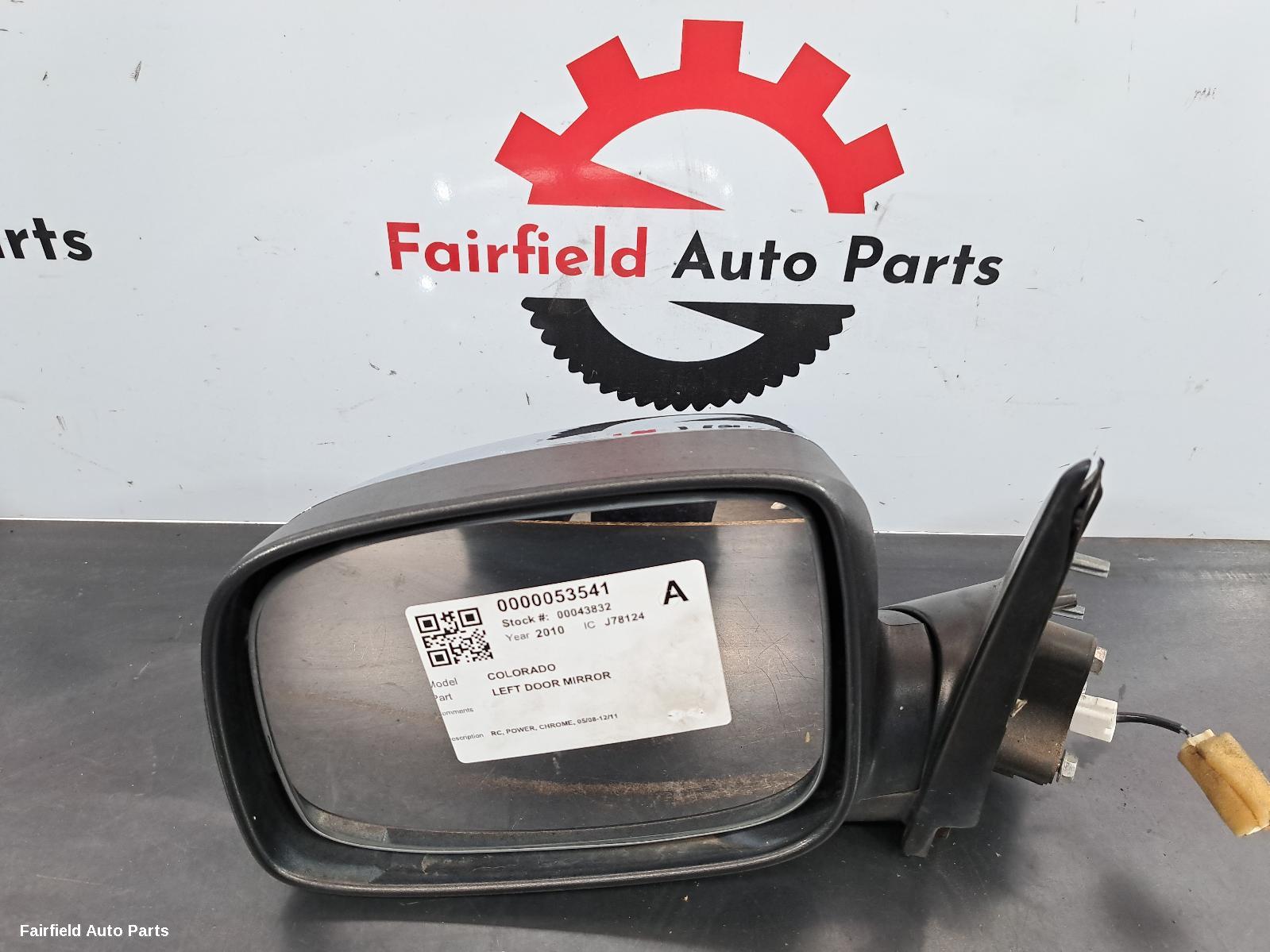 2008-2011 Holden Colorado Left Door Mirror