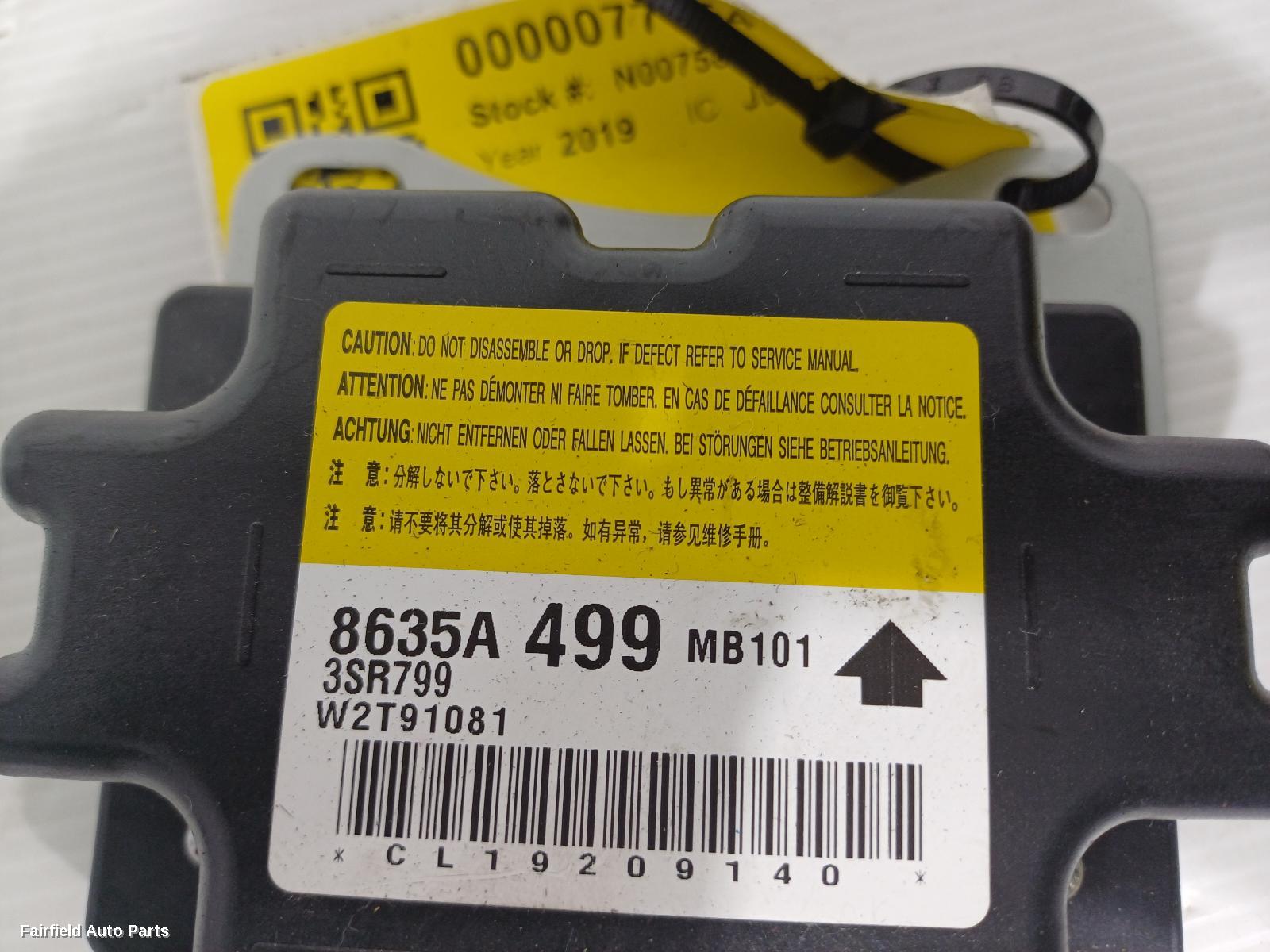 2016-2020 Mitsubishi Mirage Airbag Module Sensor