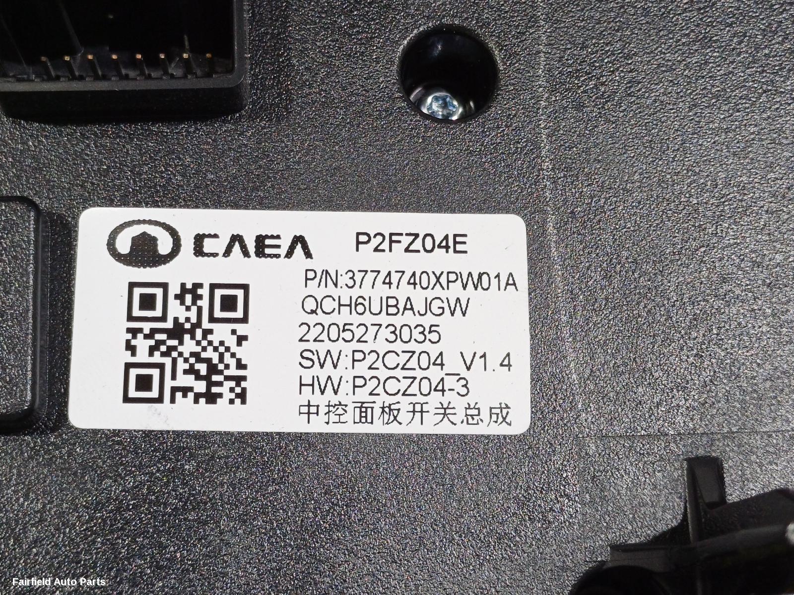 2020-2026 Great Wall Cannon Ute Heater Ac Controls