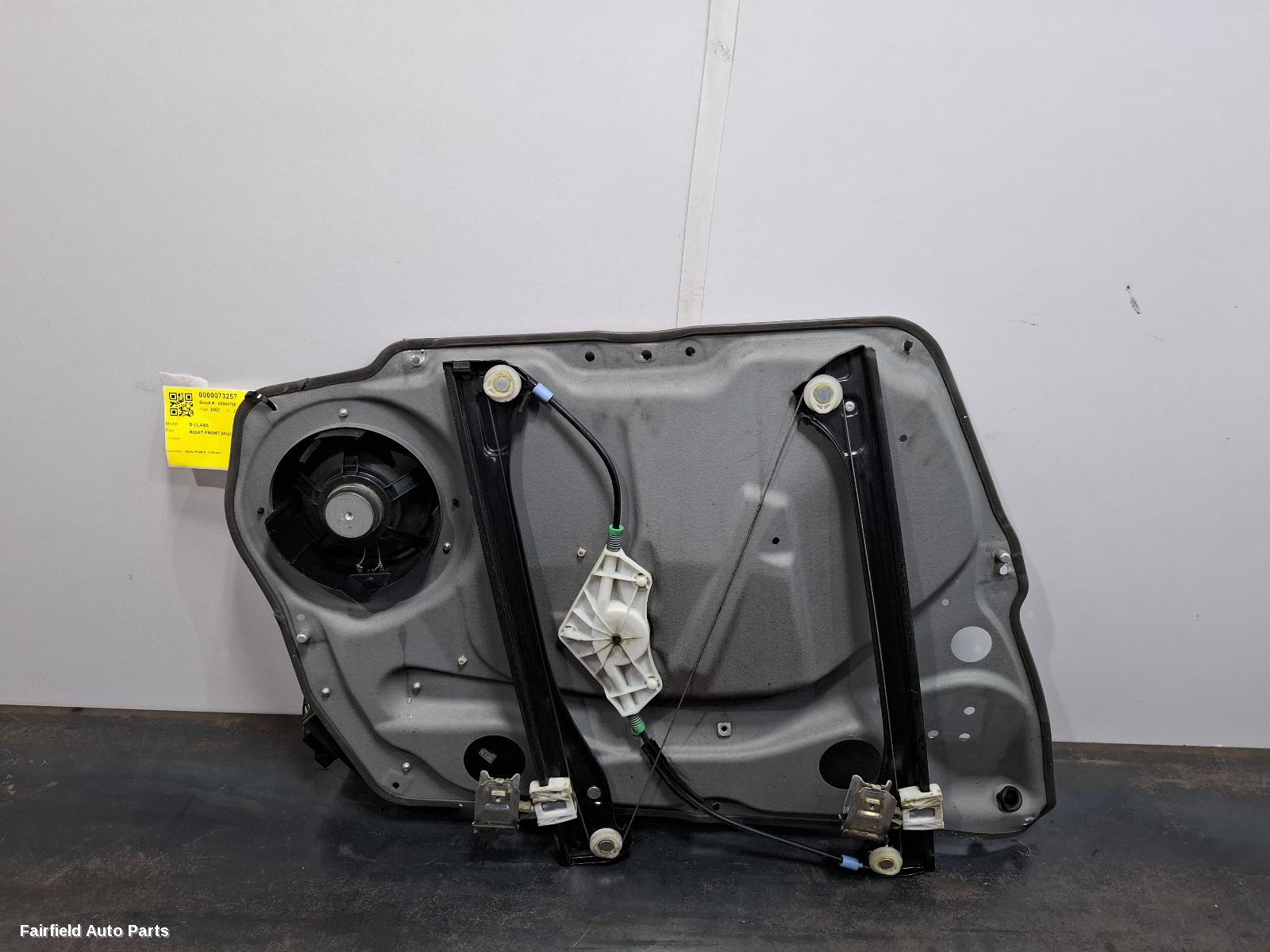 2005-2011 Mercedes B Class Right Front Window Reg Motor