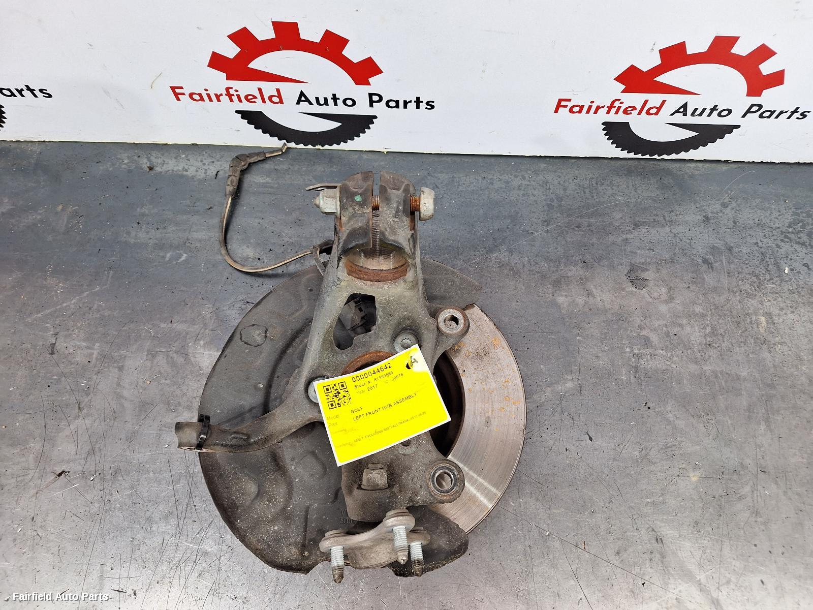 2017-2020 Volkswagen Golf Left Front Hub Assembly