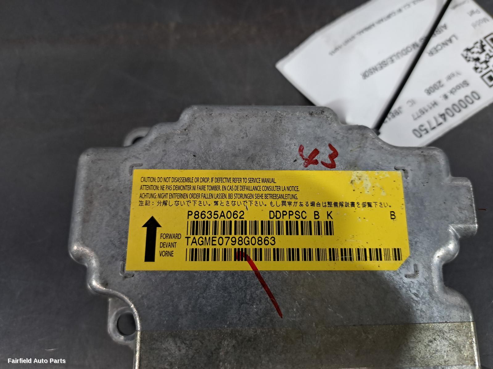 2007-2015 Mitsubishi Lancer Airbag Module Sensor