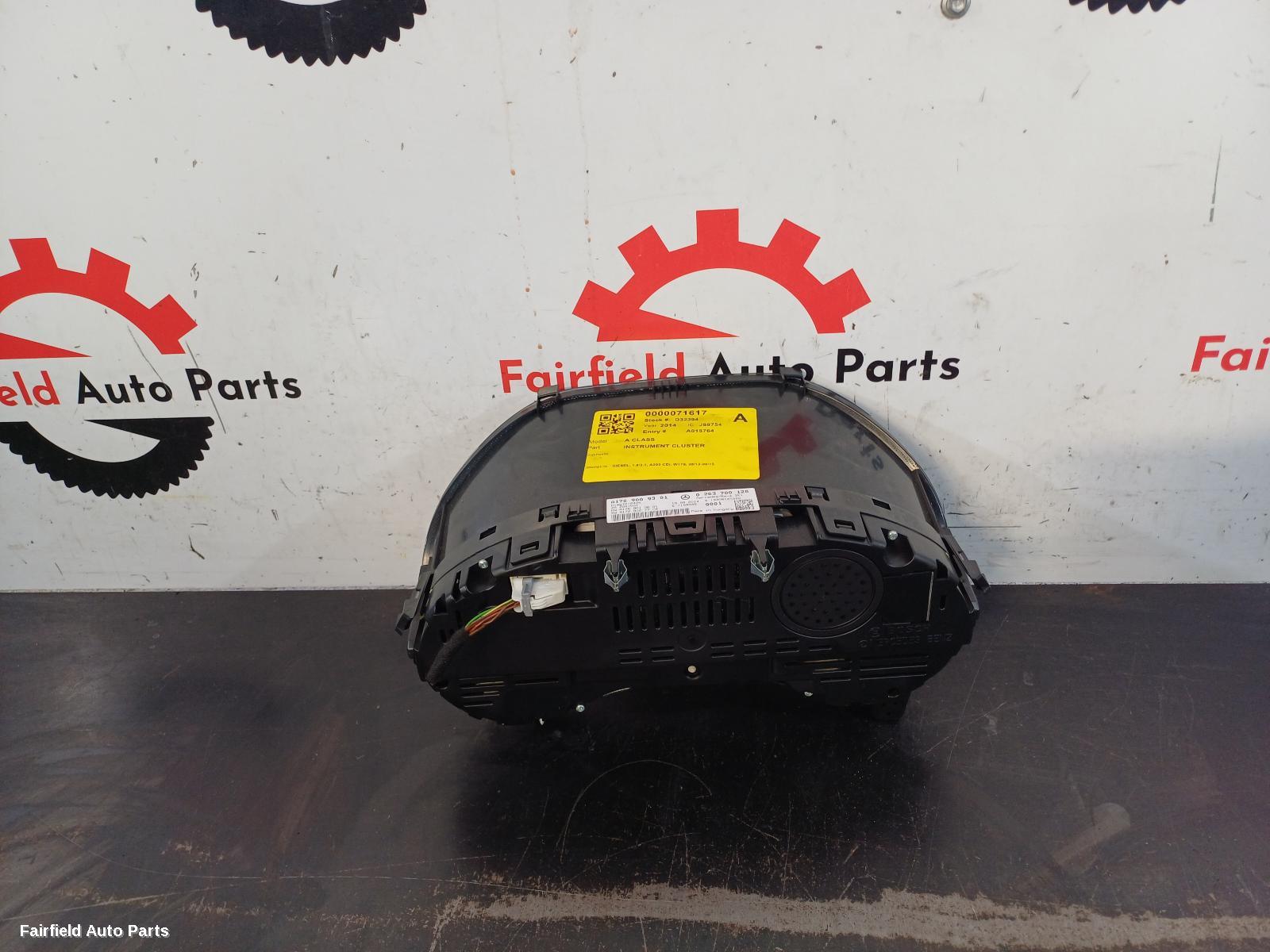 2012-2015 Mercedes A Class Instrument Cluster