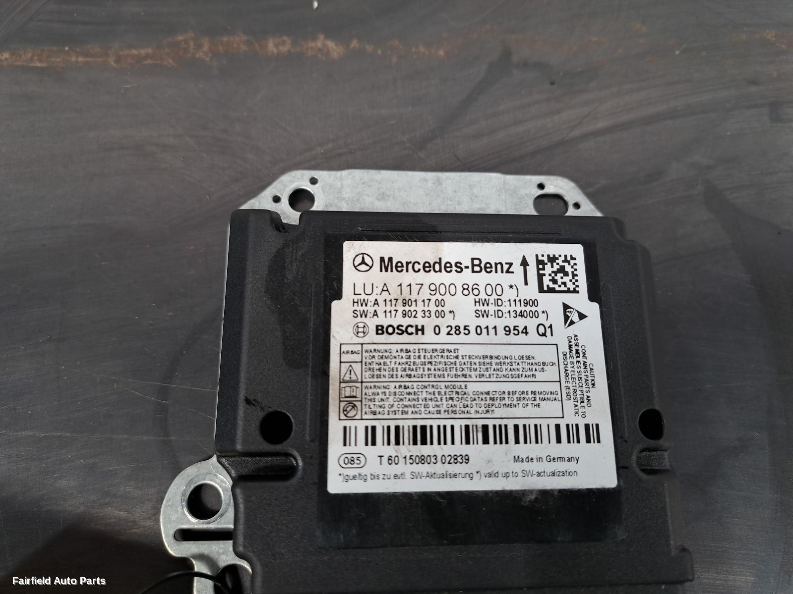 2012-2018 Mercedes A Class Airbag Module Sensor
