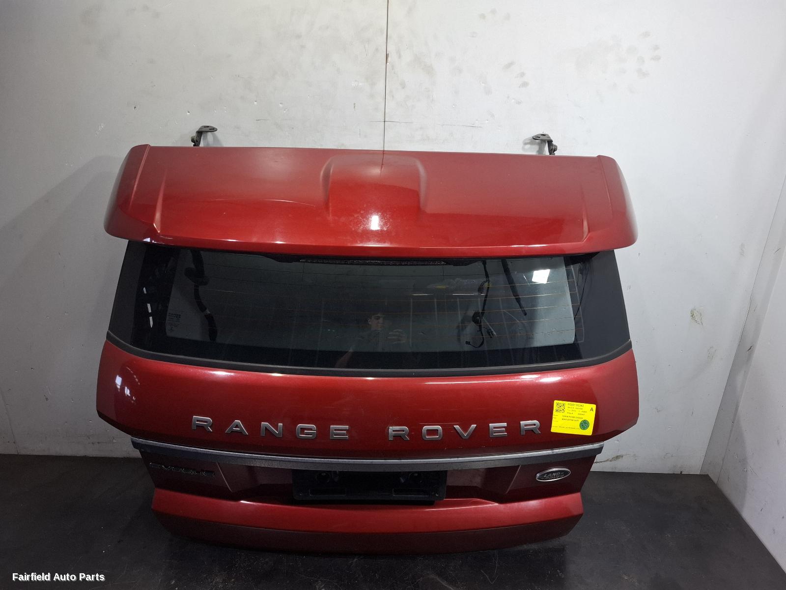 2011-2019 Land Rover Rangerover Evoque Bootlid Tailgate