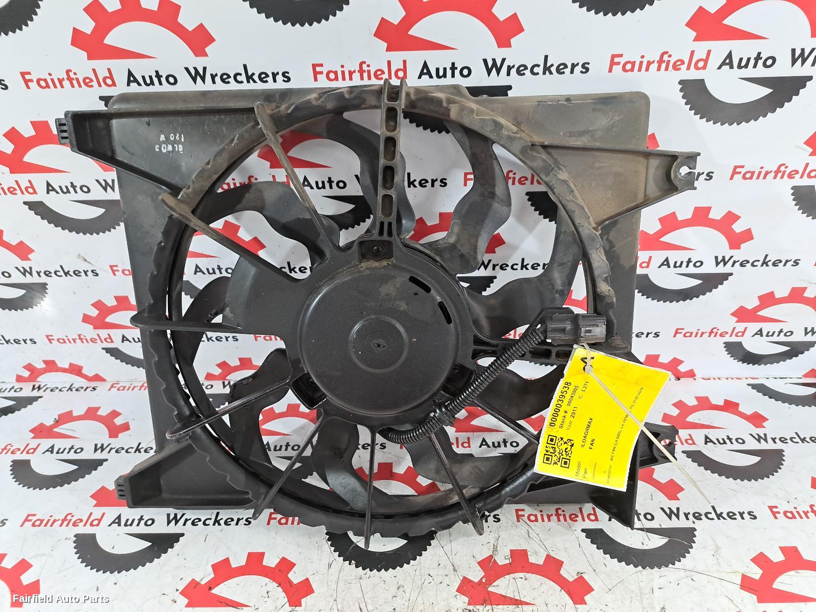 2007-2018 Hyundai Iload/imax Fan