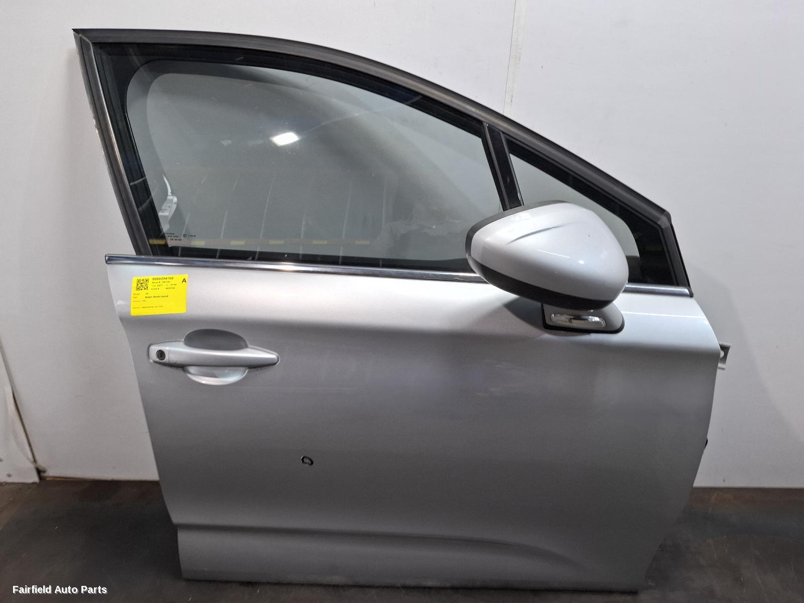 2011-2018 Citroen C4 Right Front Door