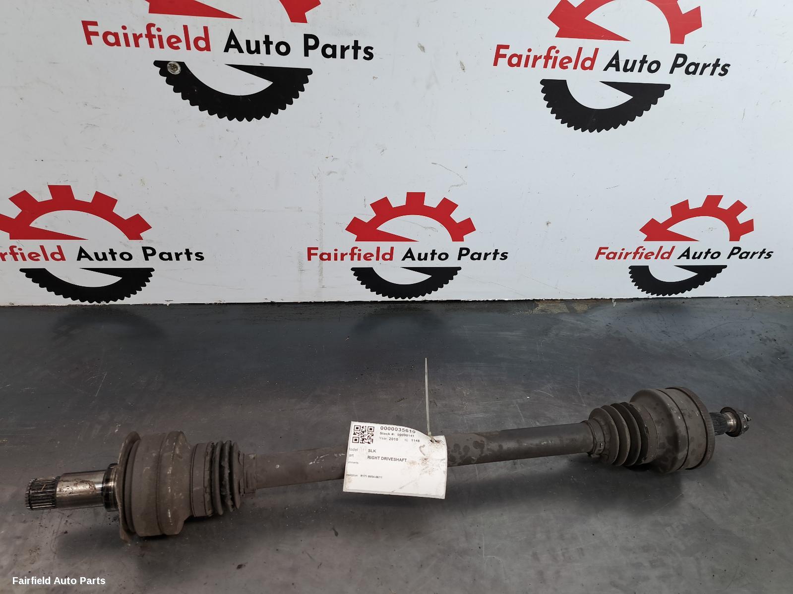 2004-2011 Mercedes Slk Right Driveshaft