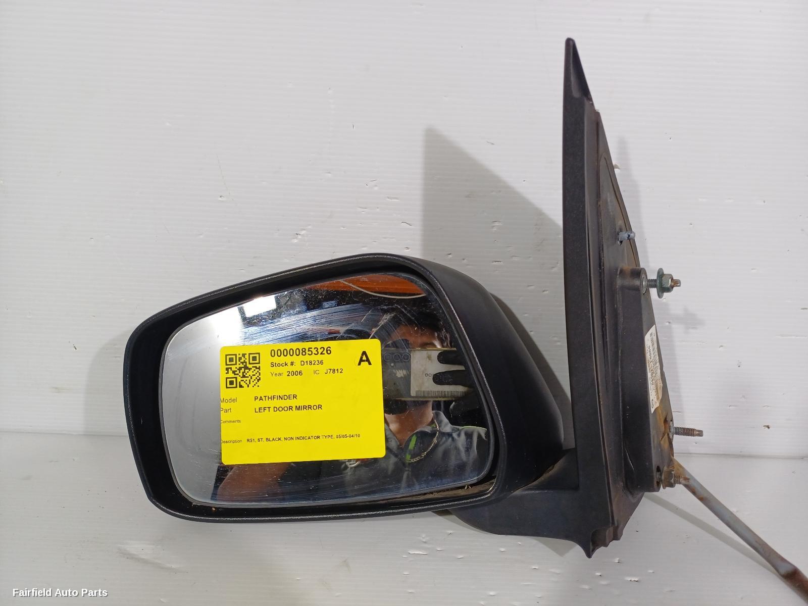 2005-2010 Nissan Pathfinder Left Door Mirror