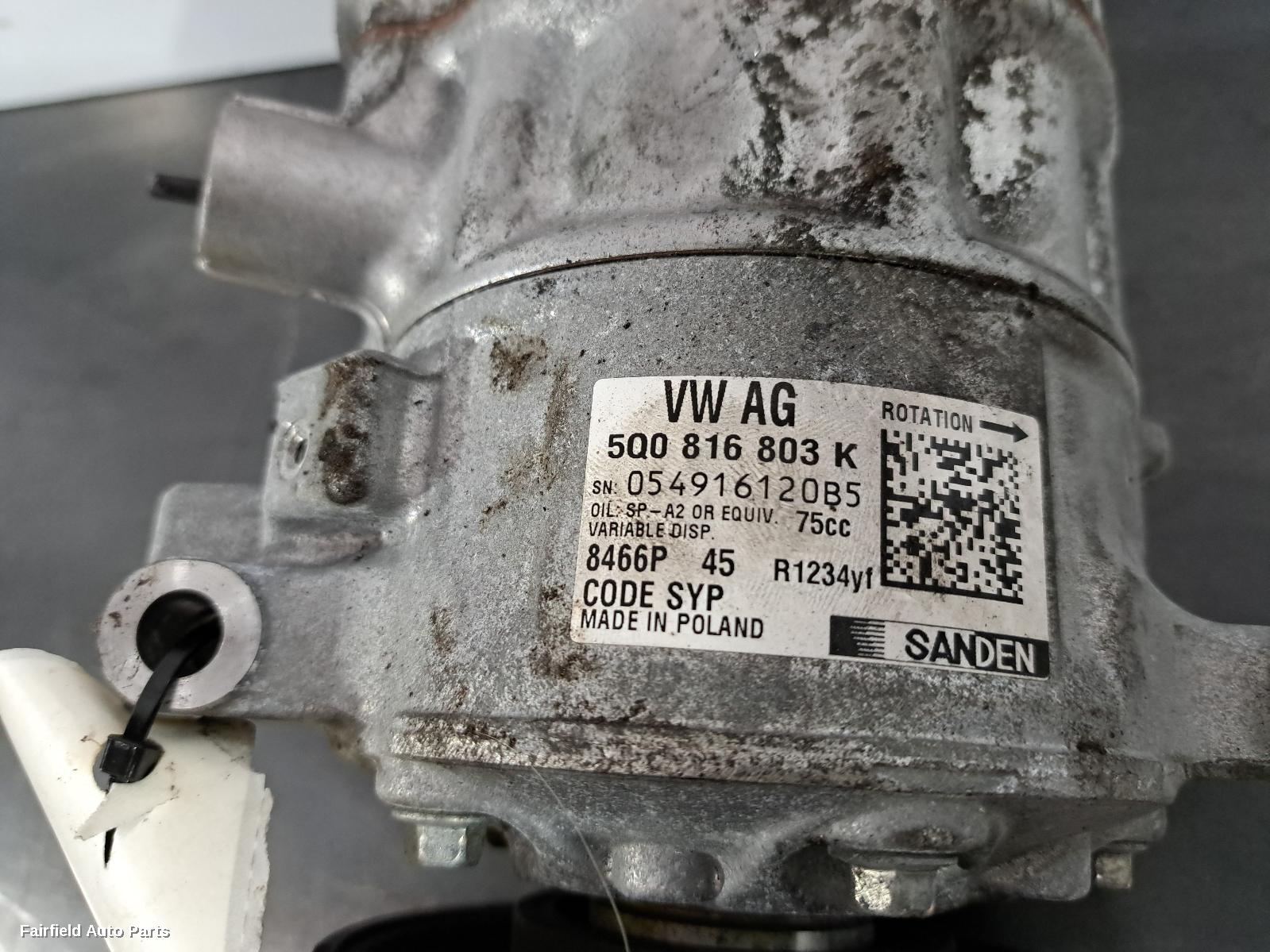 2020-2023 Volkswagen T-cross A C Compressor