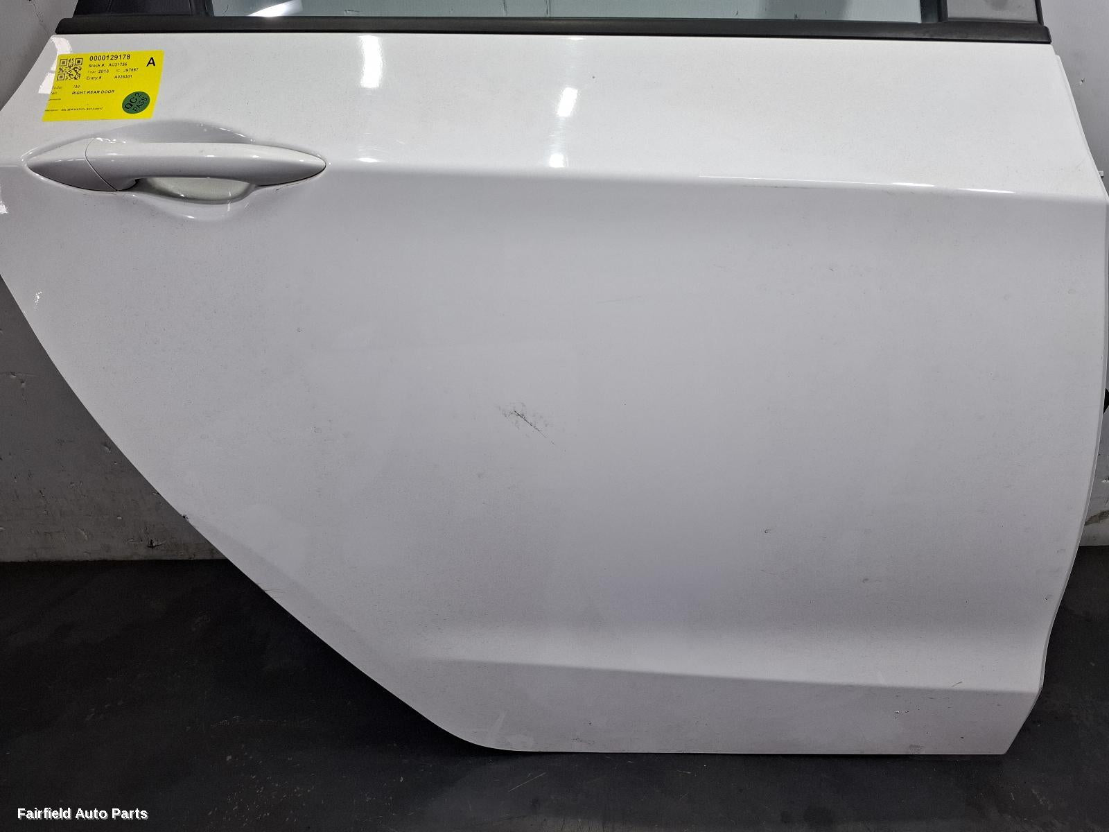 2012-2017 Hyundai I30 Right Rear Door Sliding