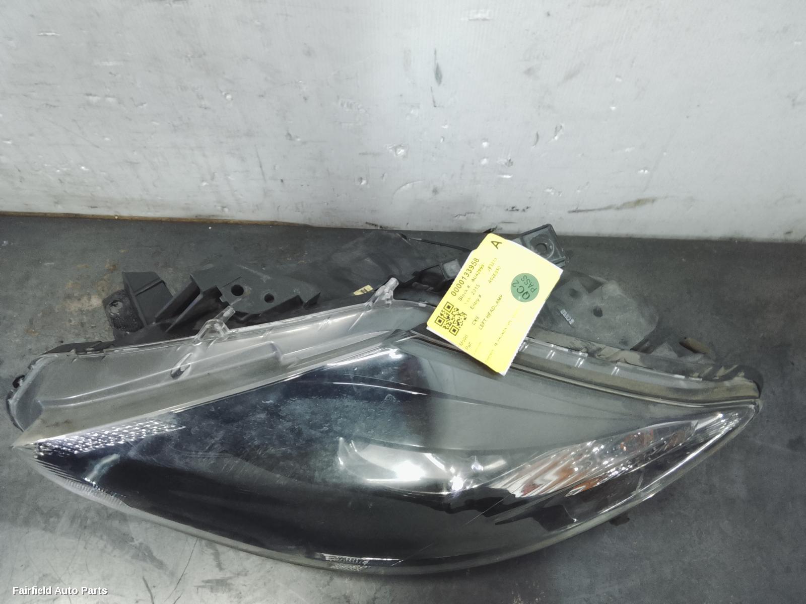 2012-2015 Mazda Cx9 Left Headlamp