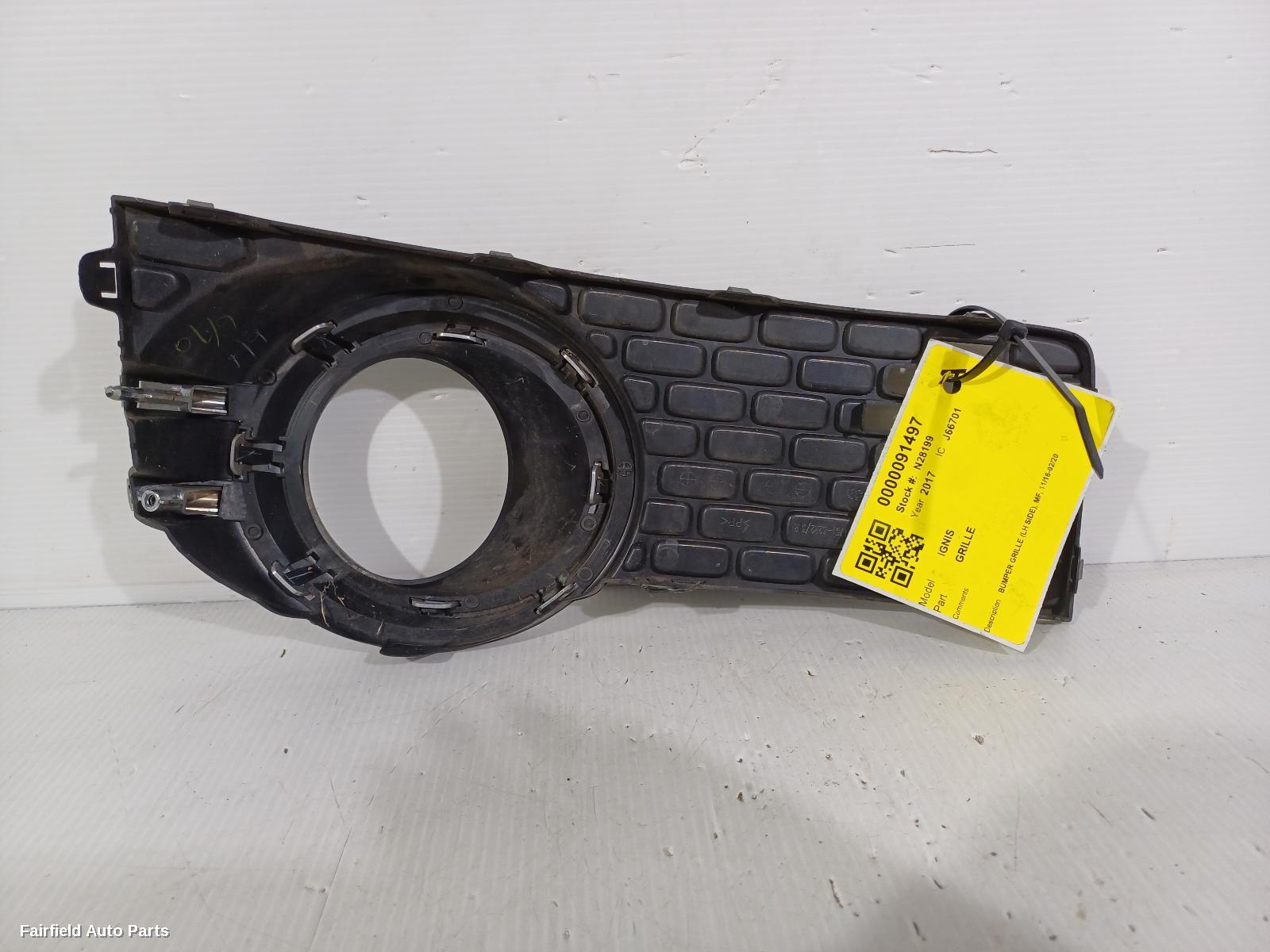 2016-2020 Suzuki Ignis Grille