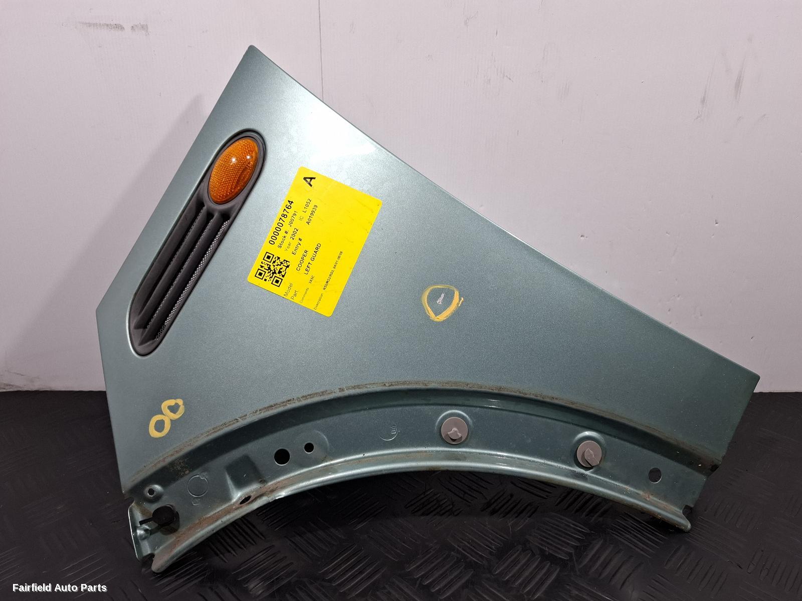 2001-2008 Mini Cooper Left Guard