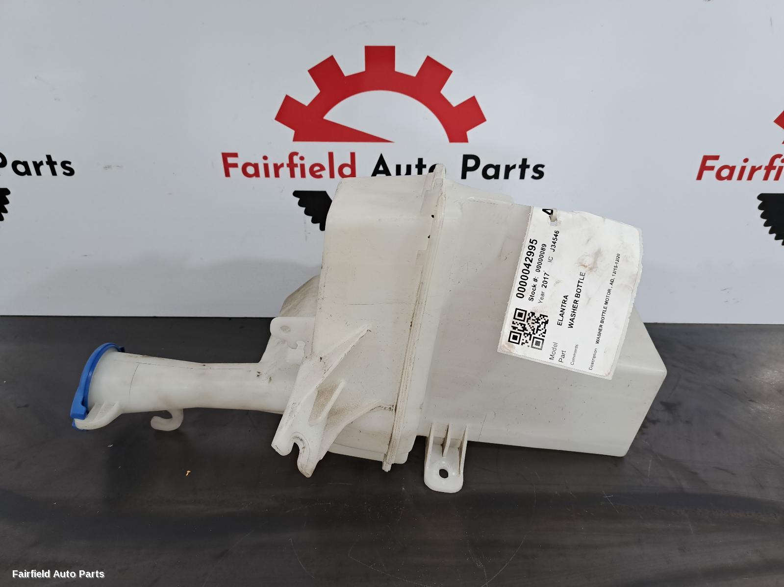 2015-2020 Hyundai Elantra Washer Bottle