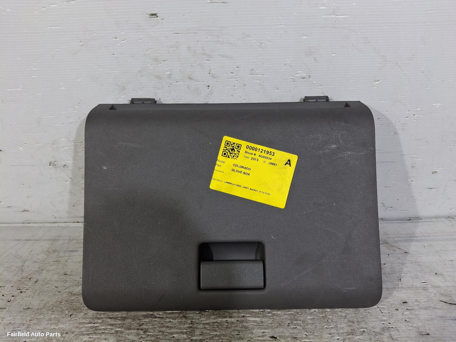 2012-2020 Holden Colorado Glove Box