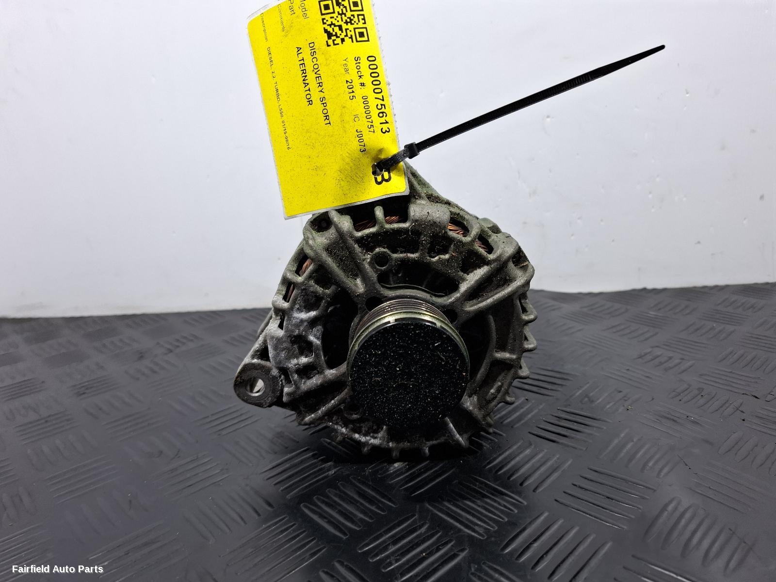 2015-2016 Land Rover Discovery Sport Alternator