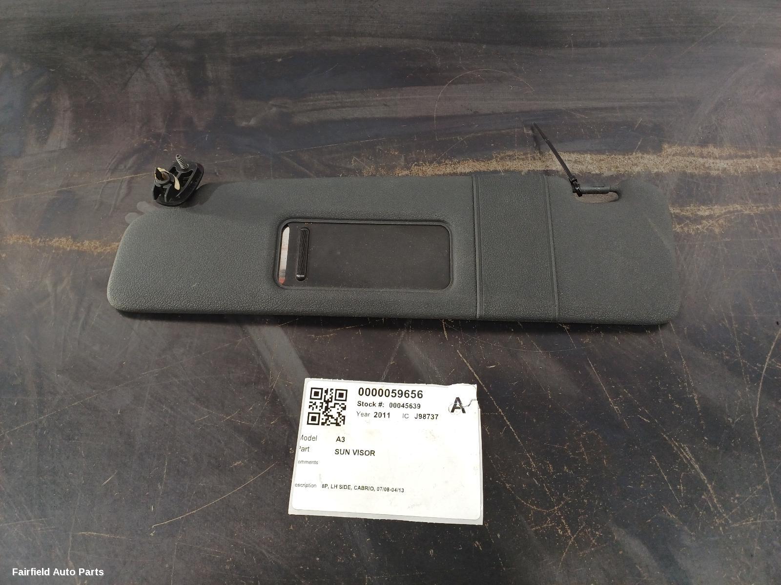 2008-2013 Audi A3 Sunvisor