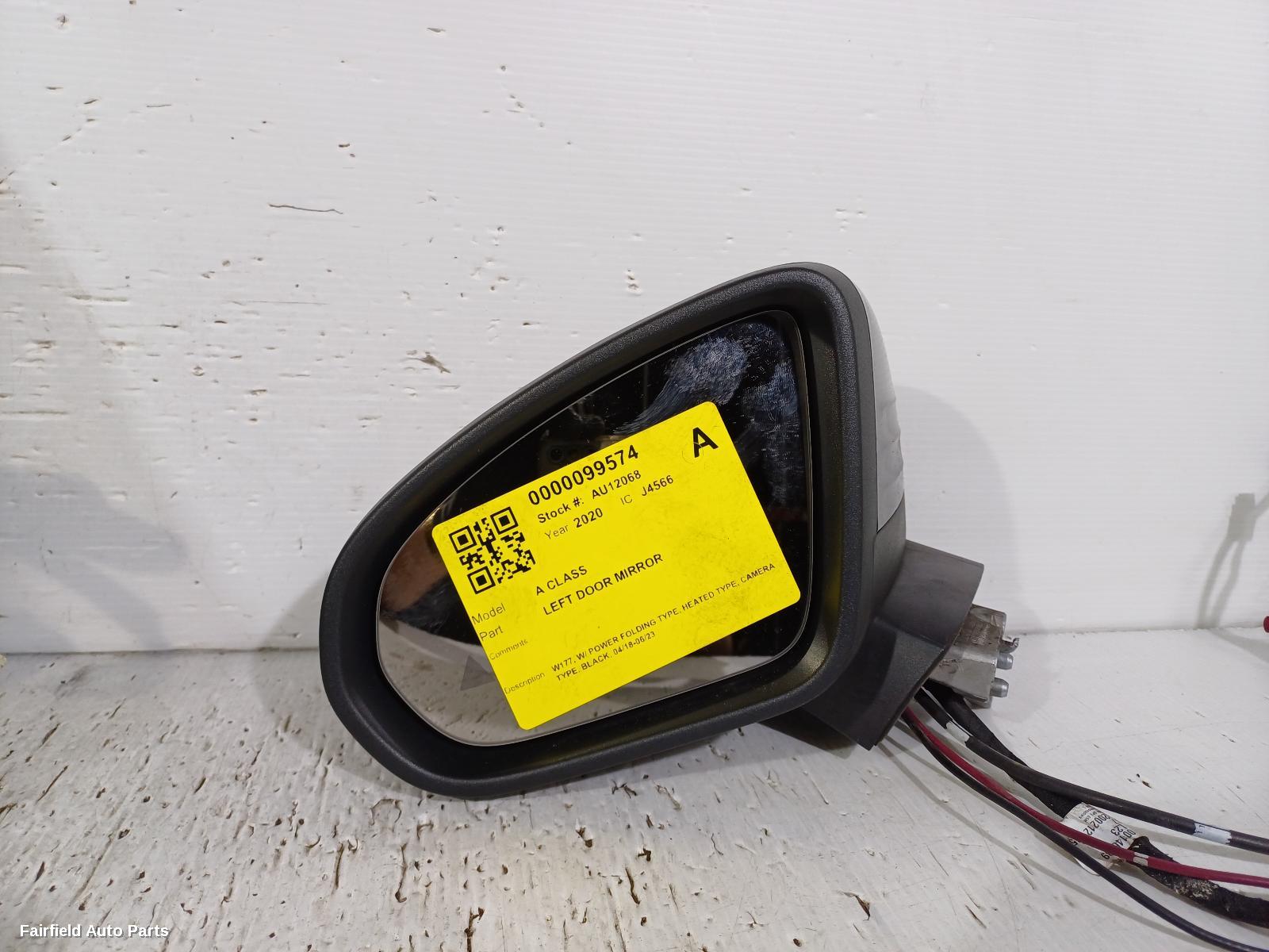 2018-2023 Mercedes A Class Left Door Mirror