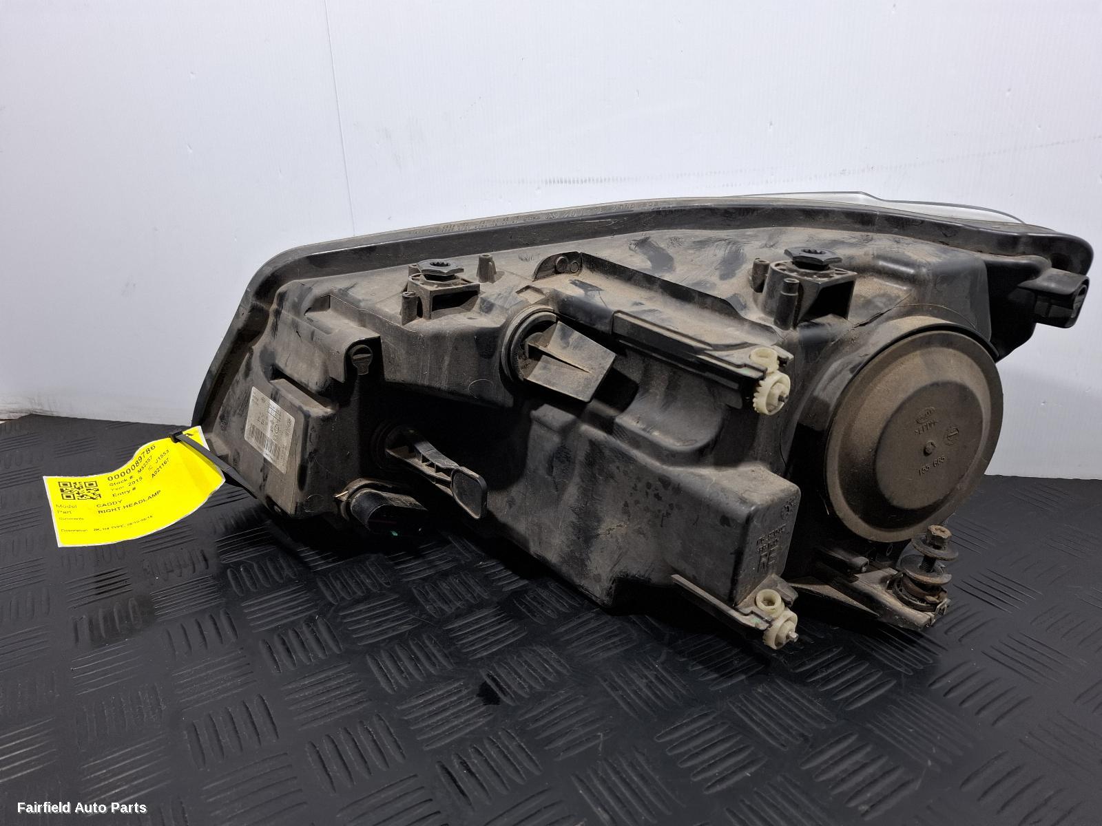 2010-2015 Volkswagen Caddy Right Headlamp