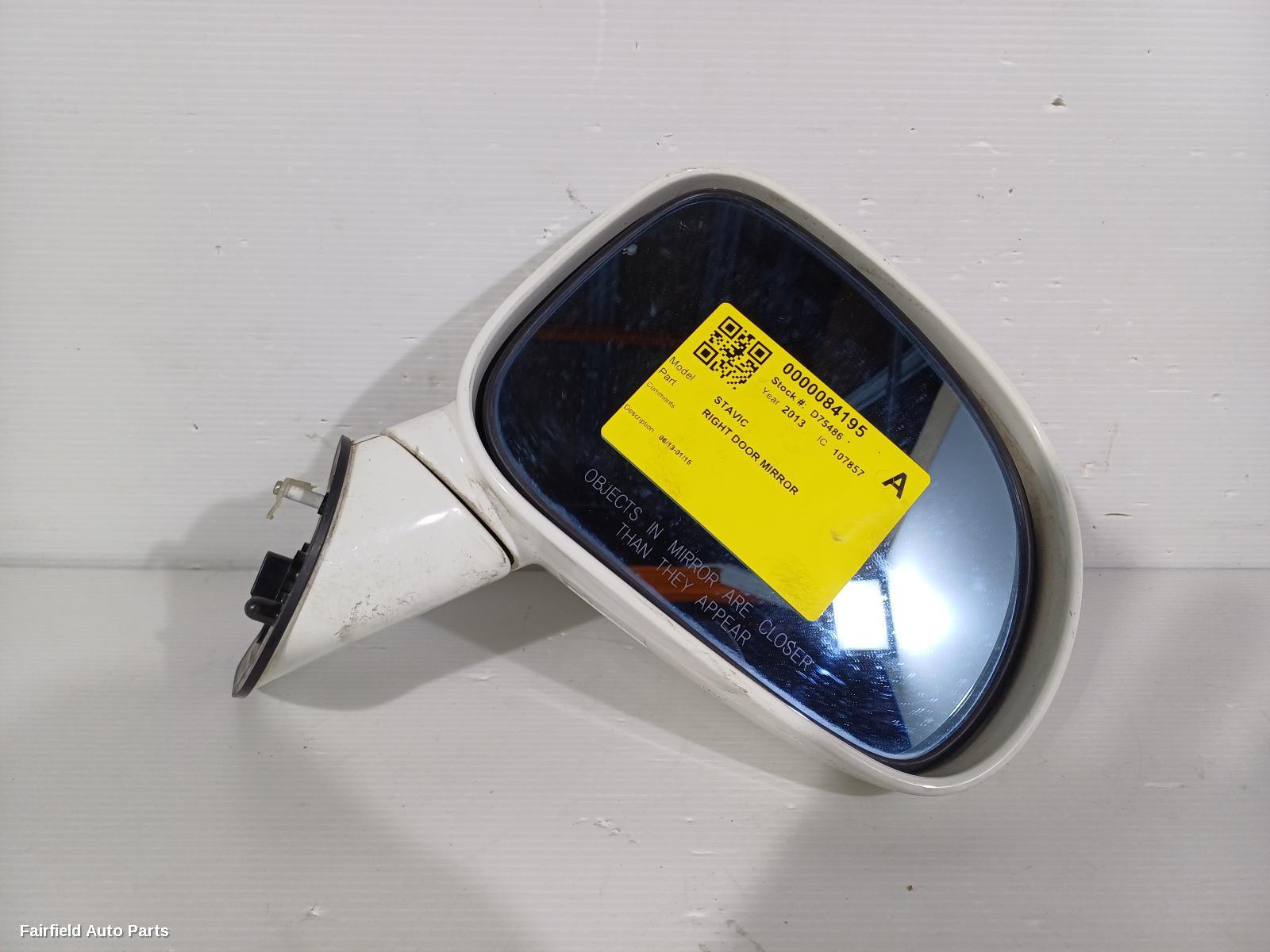2013-2016 Ssangyong Stavic Right Door Mirror