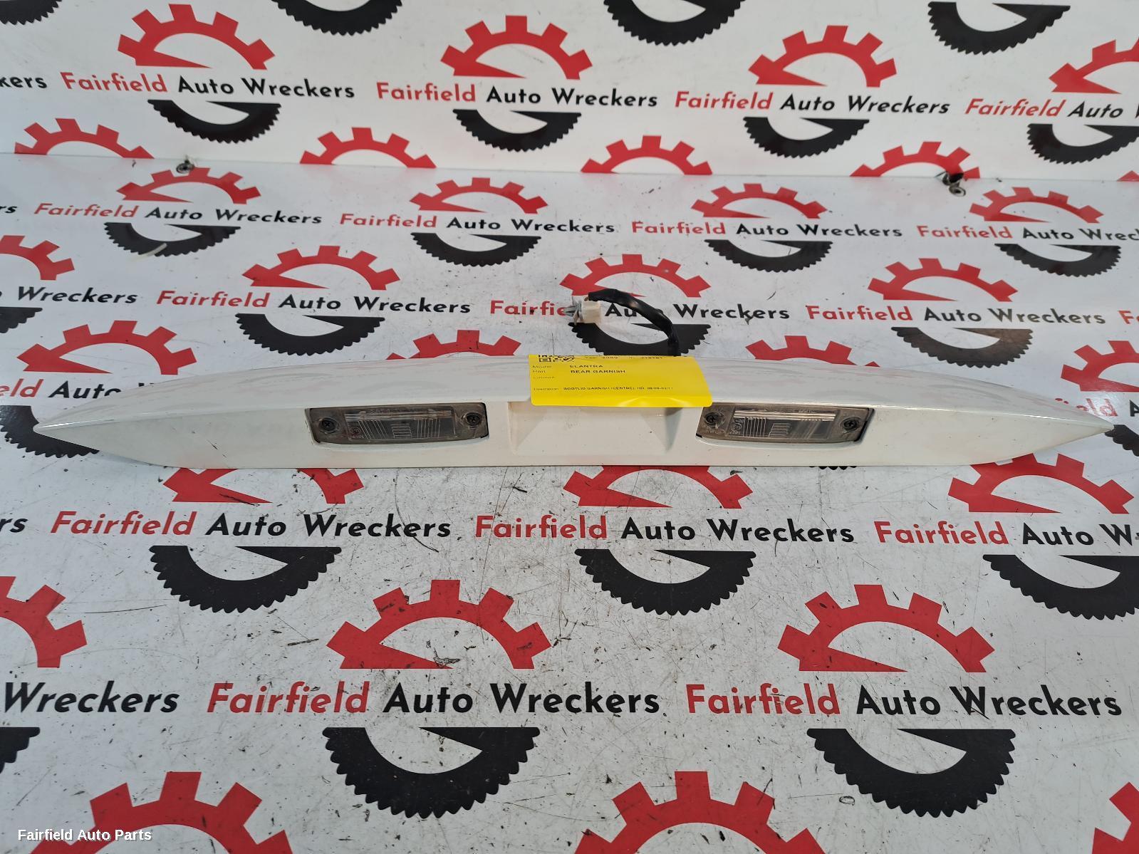 2006-2011 Hyundai Elantra Rear Garnish