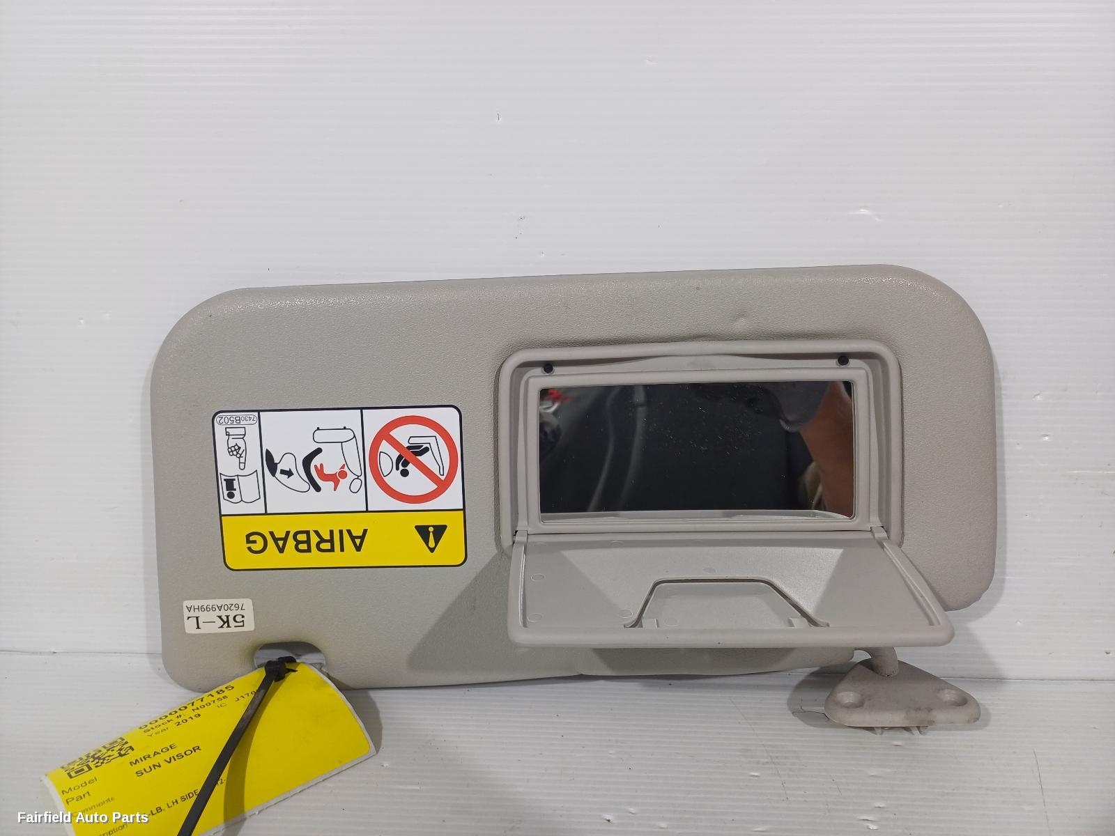2012-2023 Mitsubishi Mirage Sunvisor